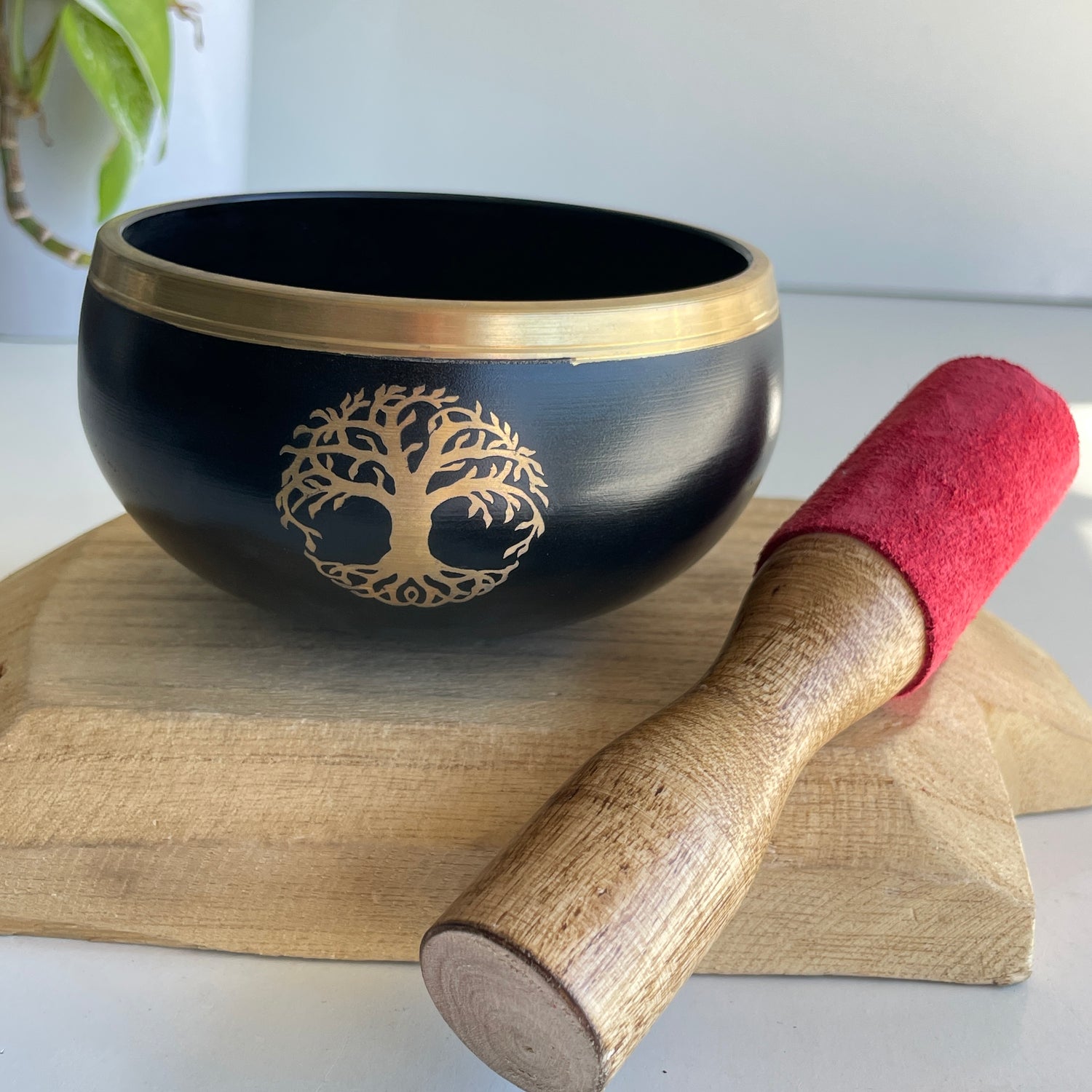 Black Tree Of Life Singing Bowl 11cm BS1690