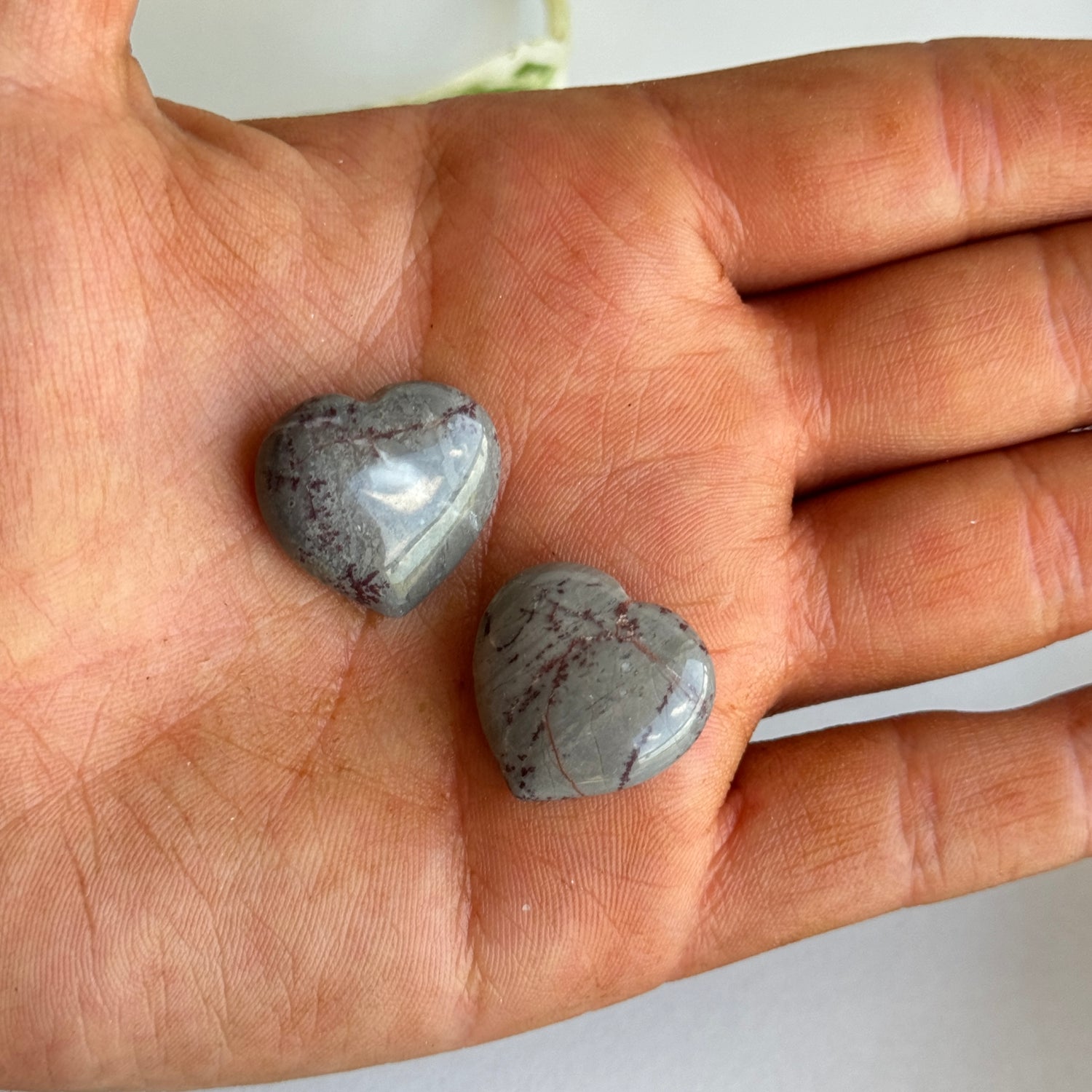 Jasper Mini Heart 2cm