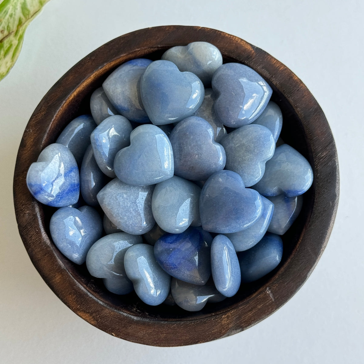 Blue Quartz Mini Heart 2cm