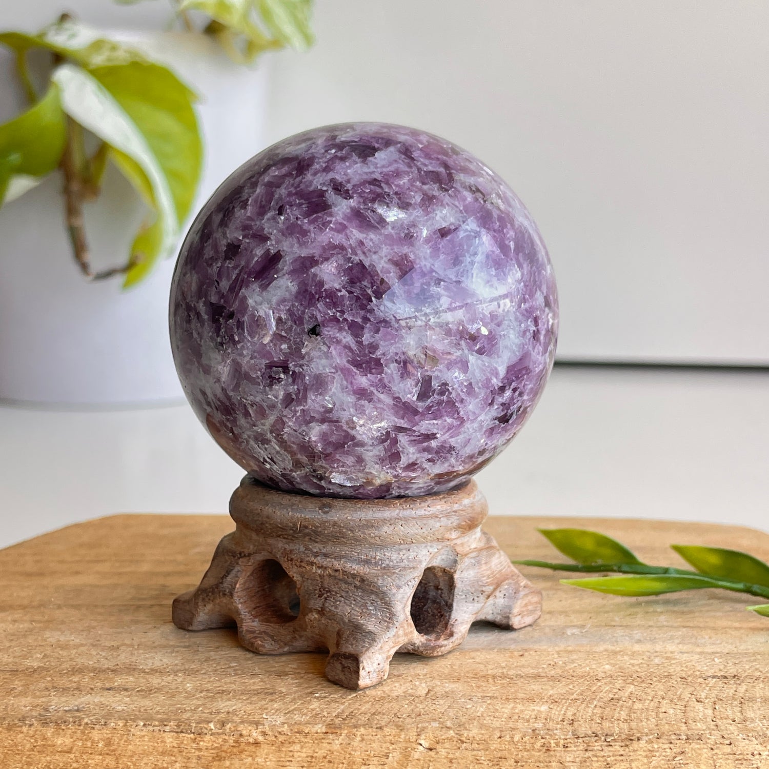 Lepidolite Sphere 5.8cm