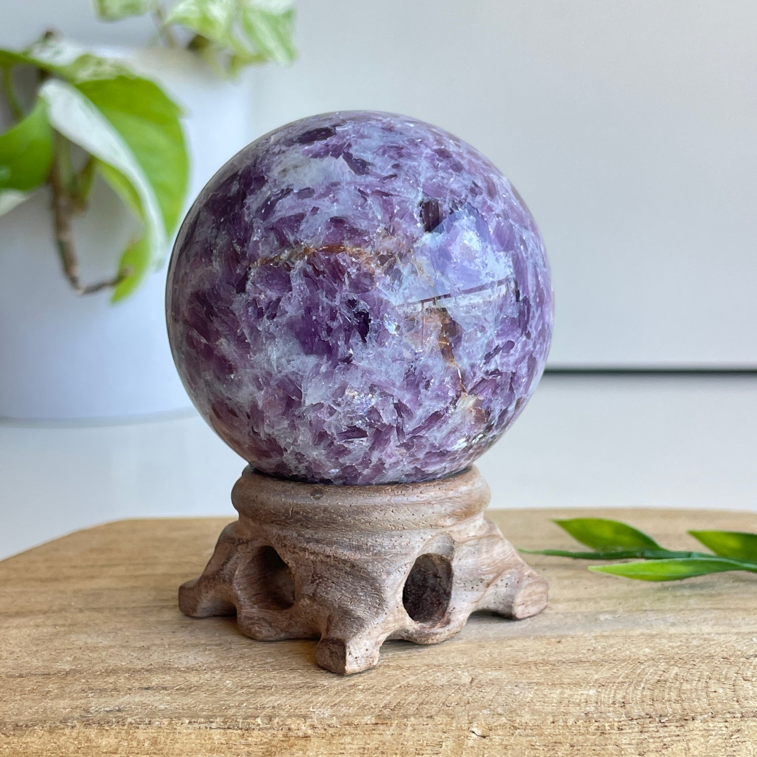 Lepidolite Sphere 5.8cm