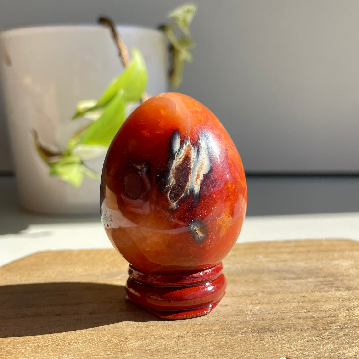 Carnelian Egg 122g