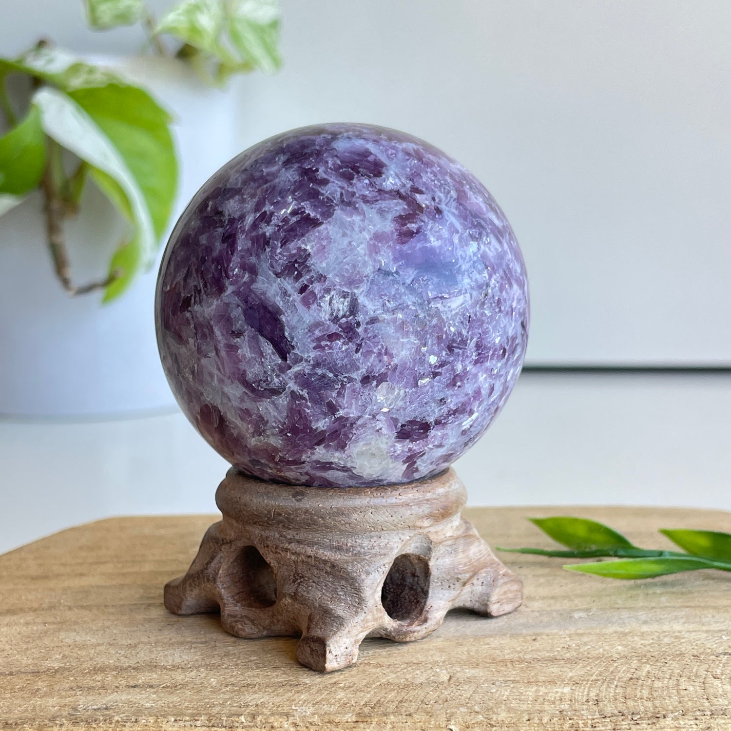 Lepidolite Sphere 5.8cm