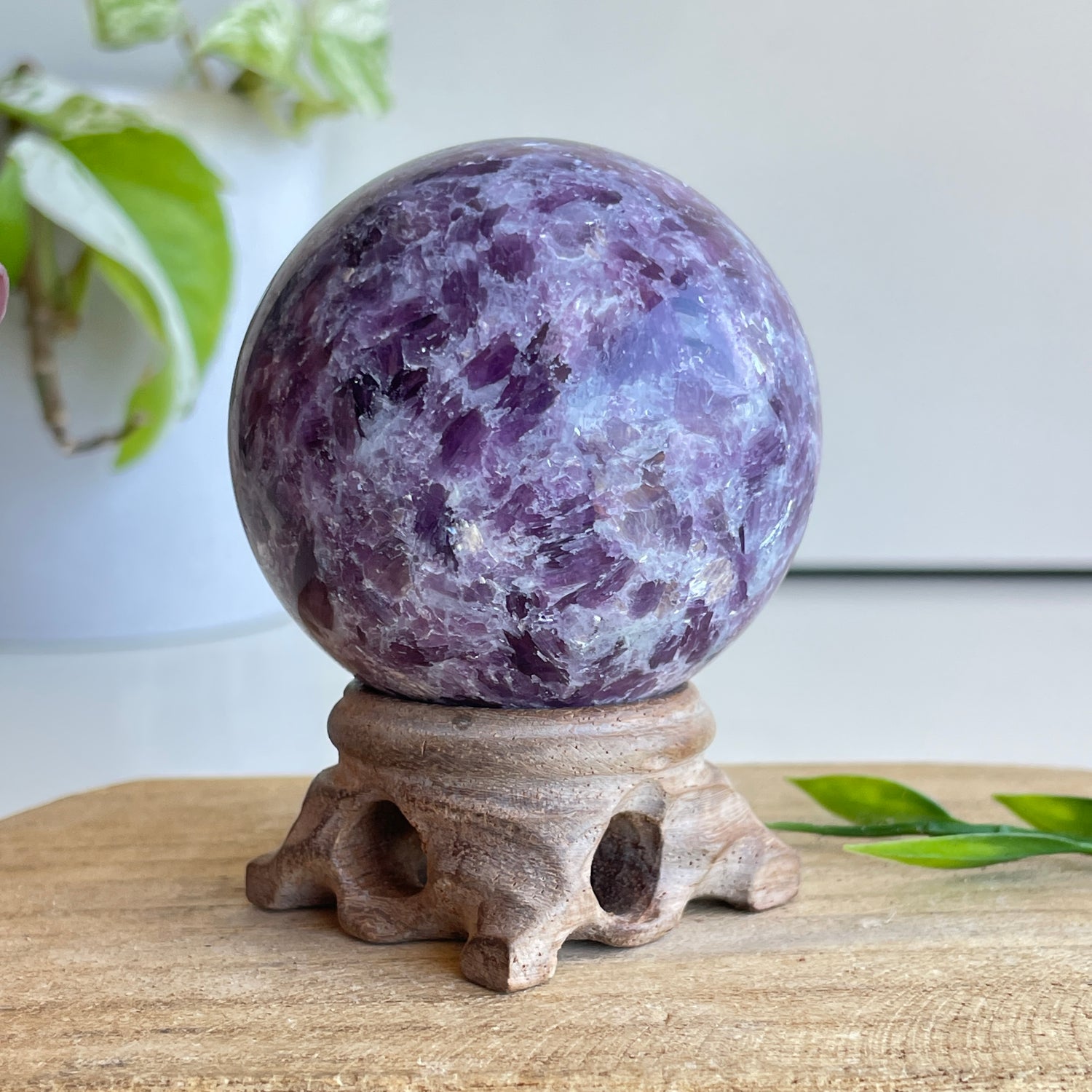 Lepidolite Sphere 5.9cm