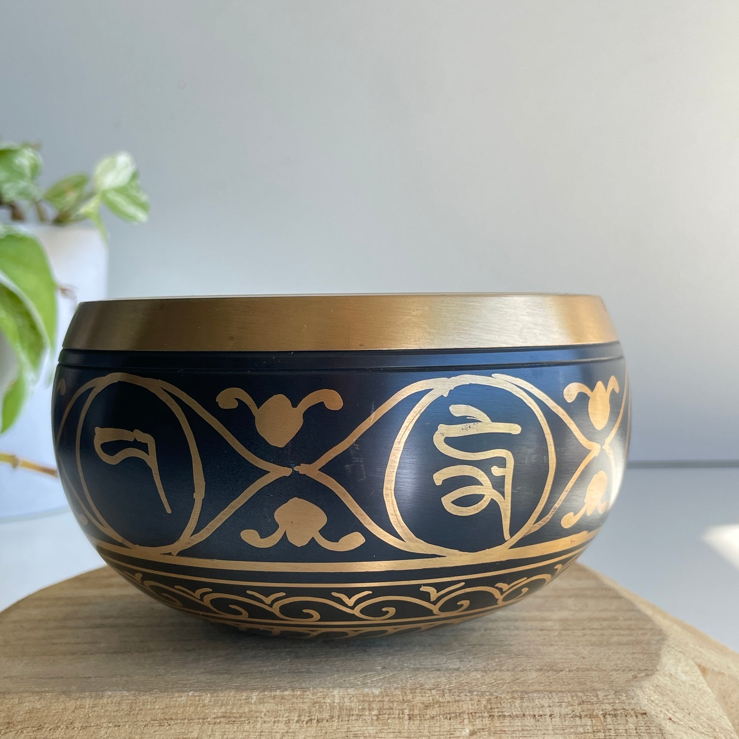 Black Tree Of Life Singing Bowl BS1507B
