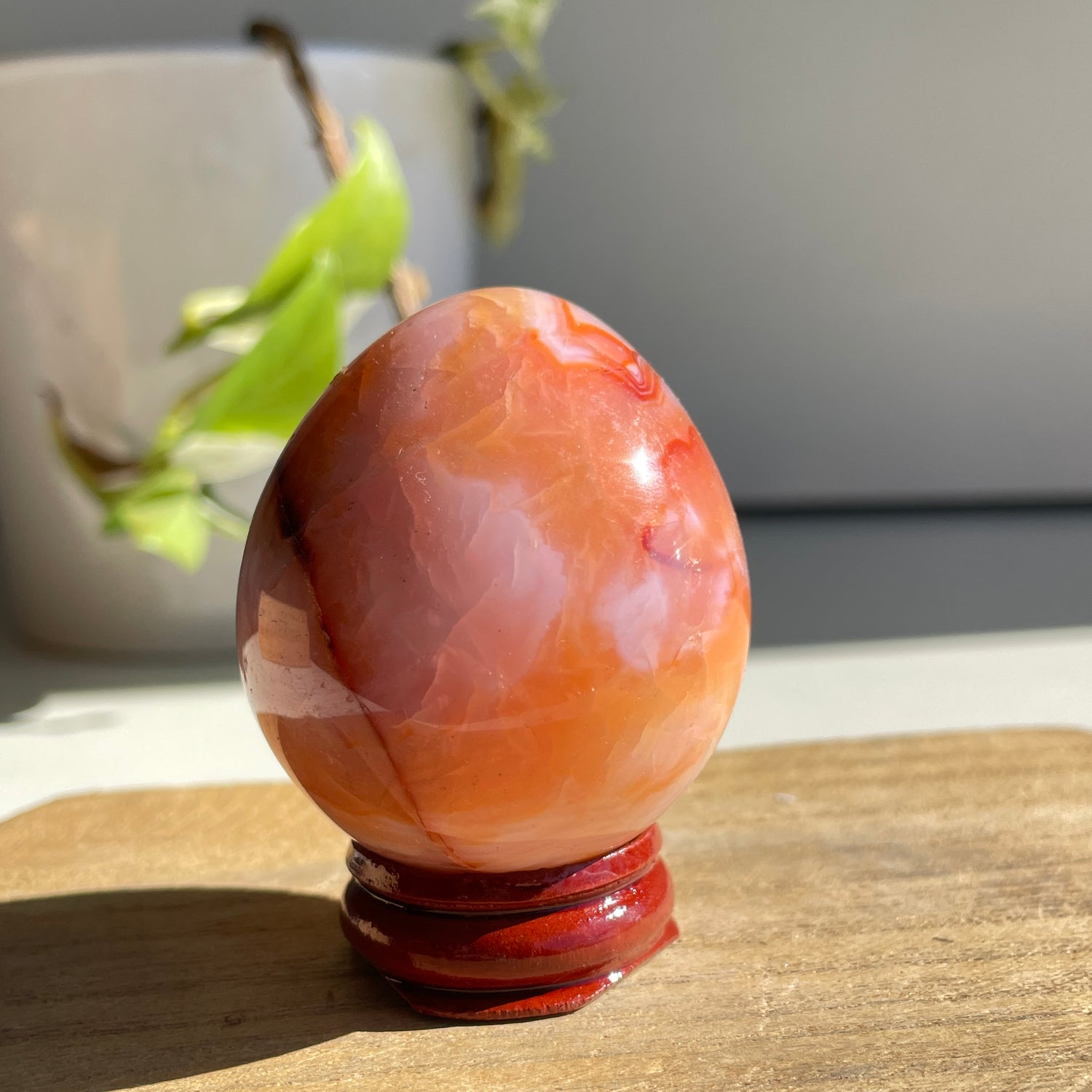Carnelian Egg 132g