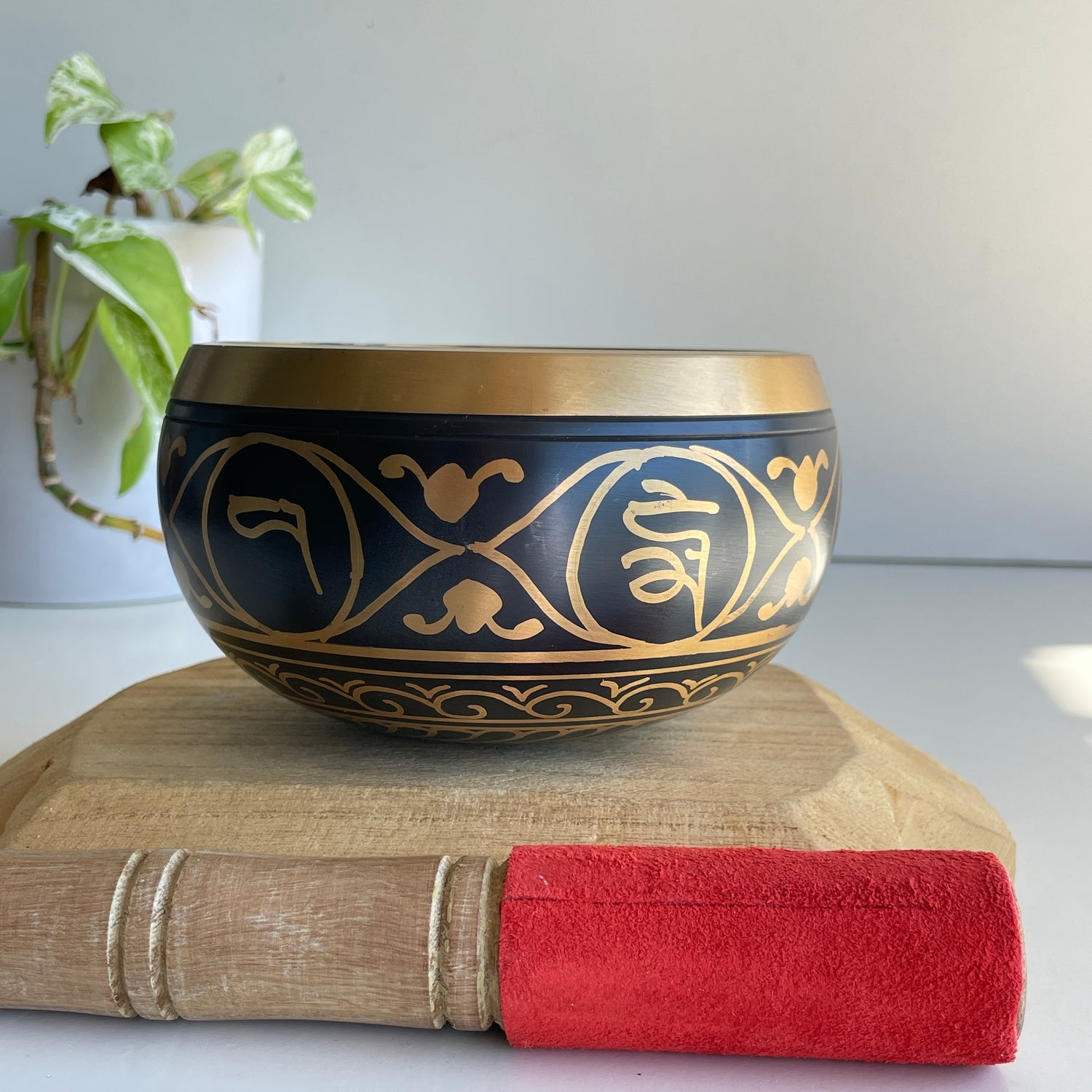 Black Tree Of Life Singing Bowl BS1507B