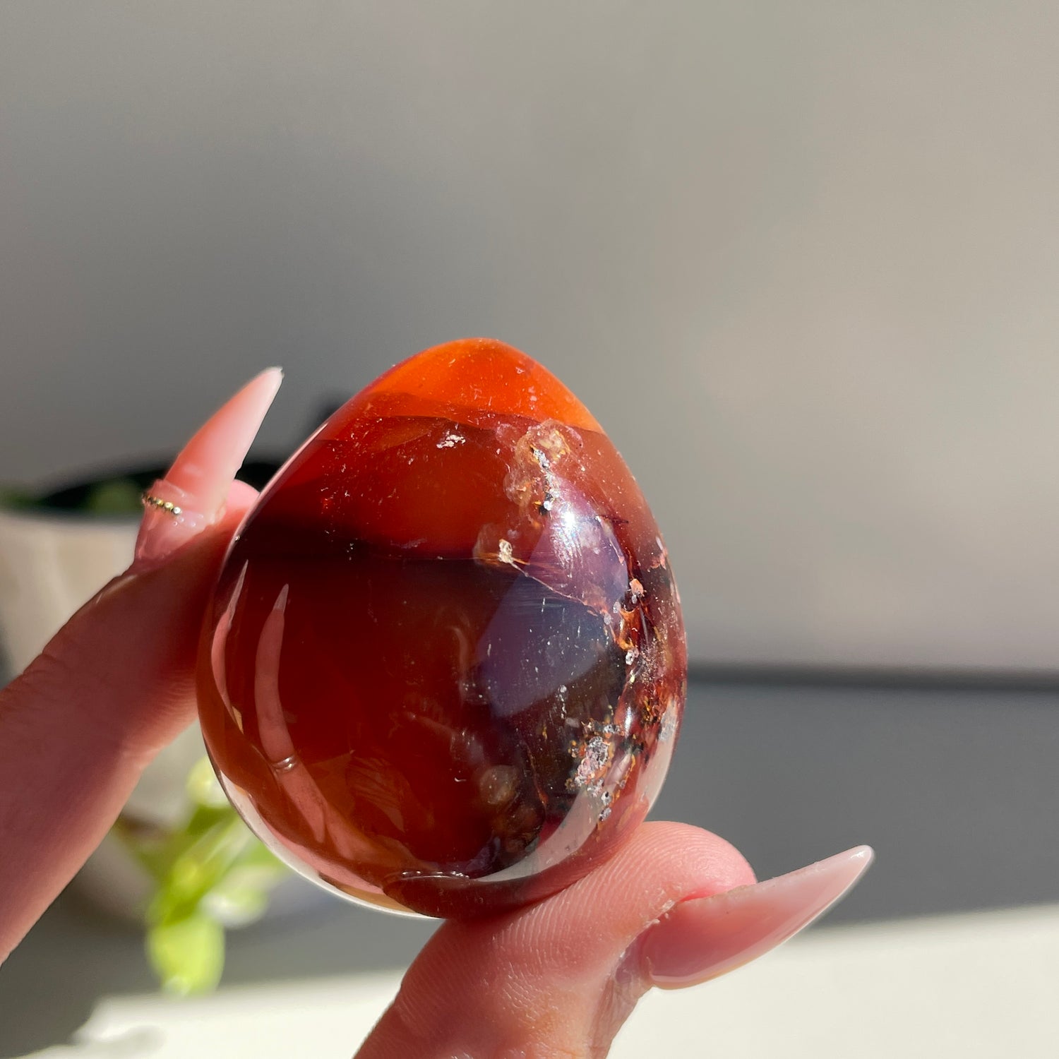 Carnelian Egg 86g