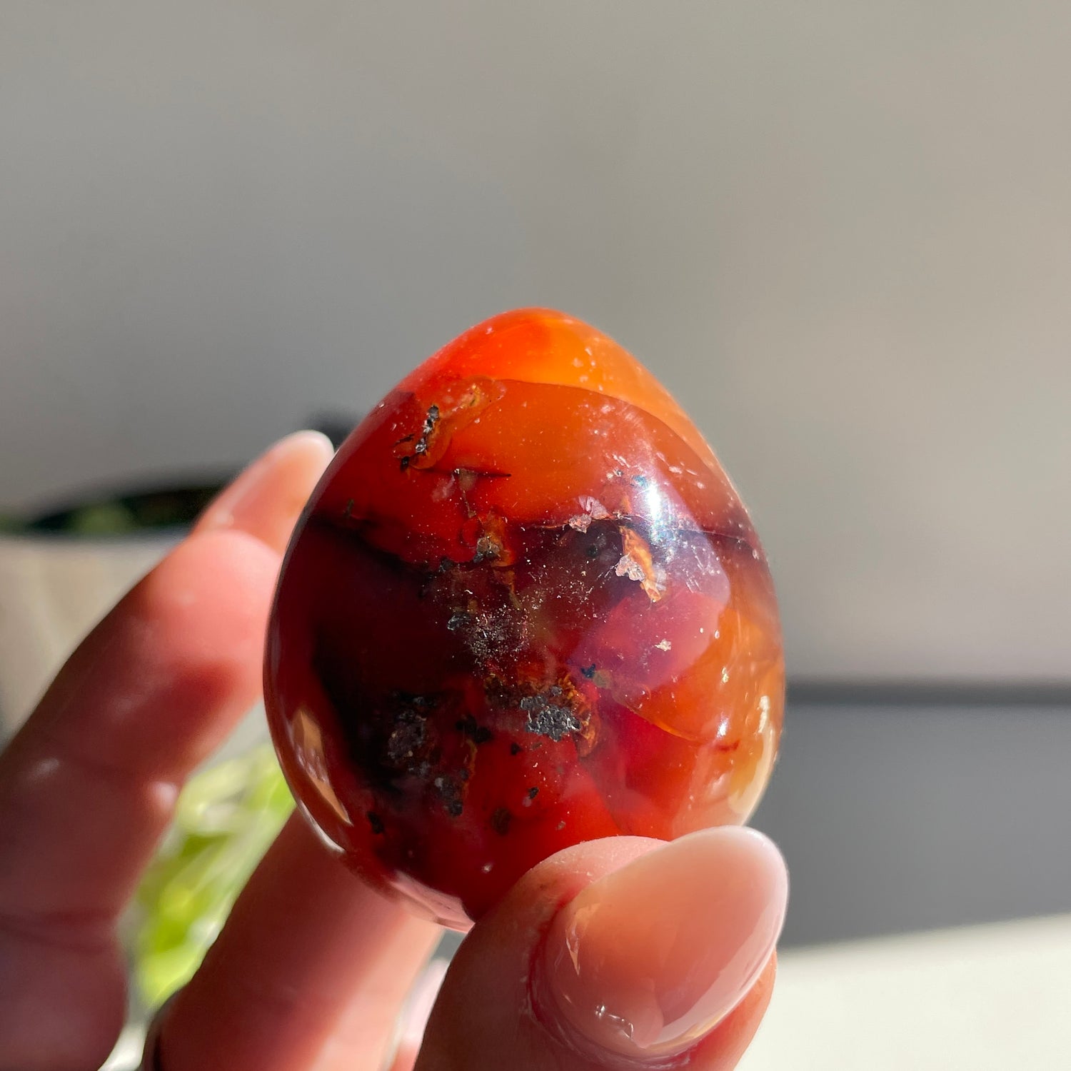 Carnelian Egg 86g