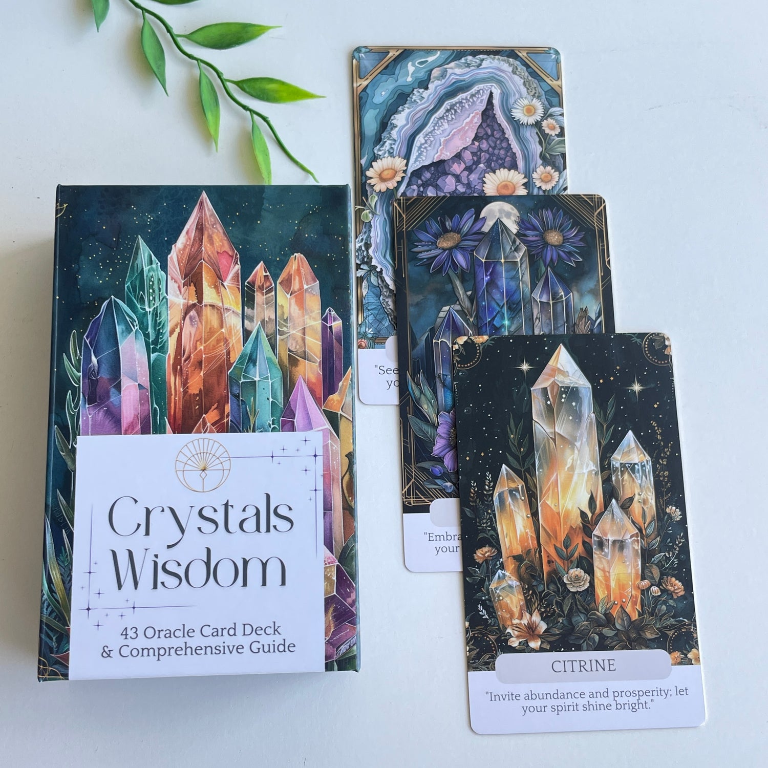 Crystals Wisdom Oracle Cards