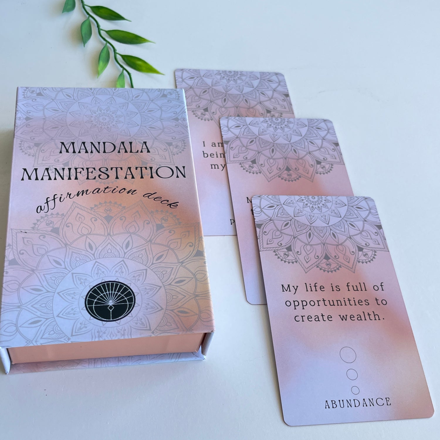 Mandala Manifestation Affirmation Cards