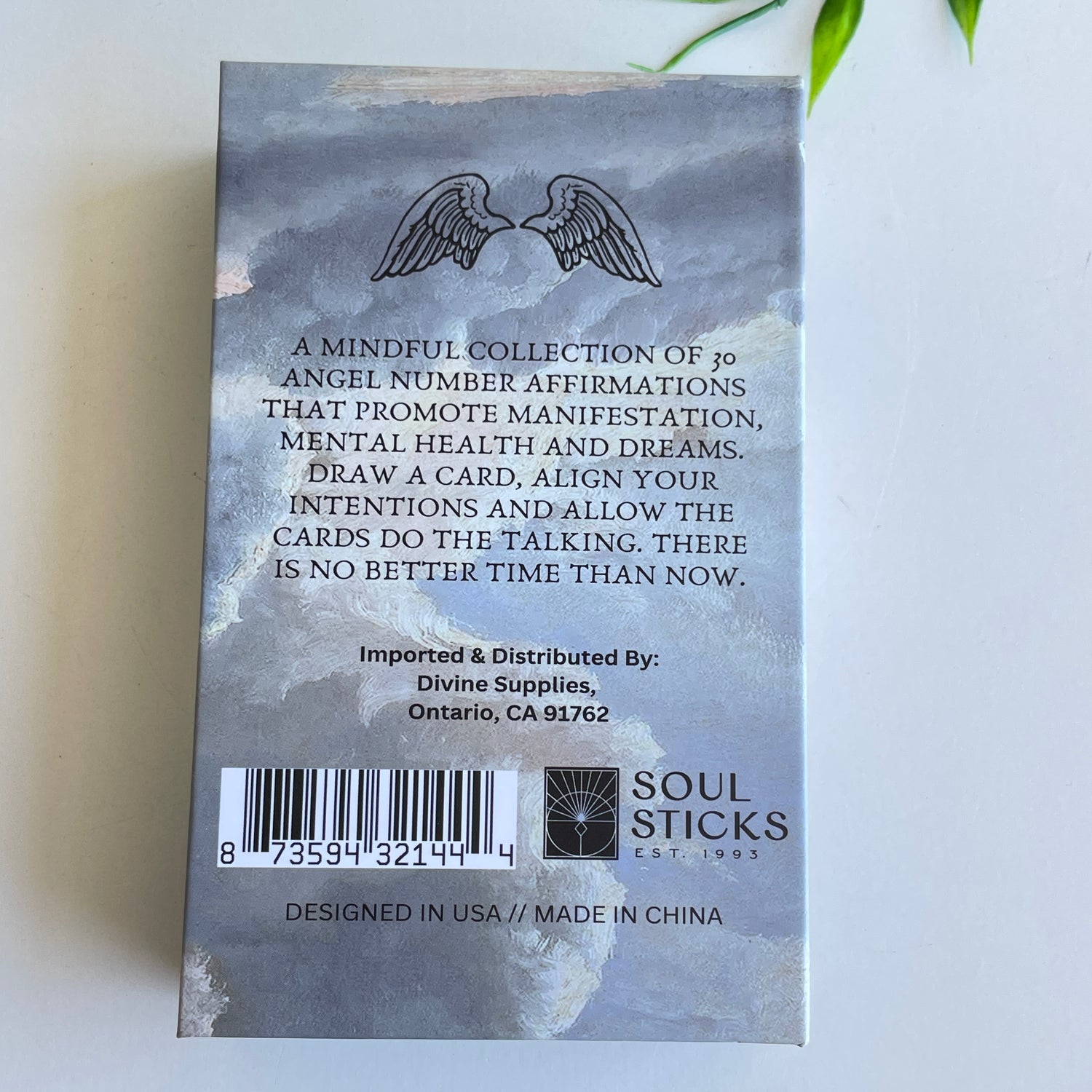 Angel Numbers Affirmation Deck