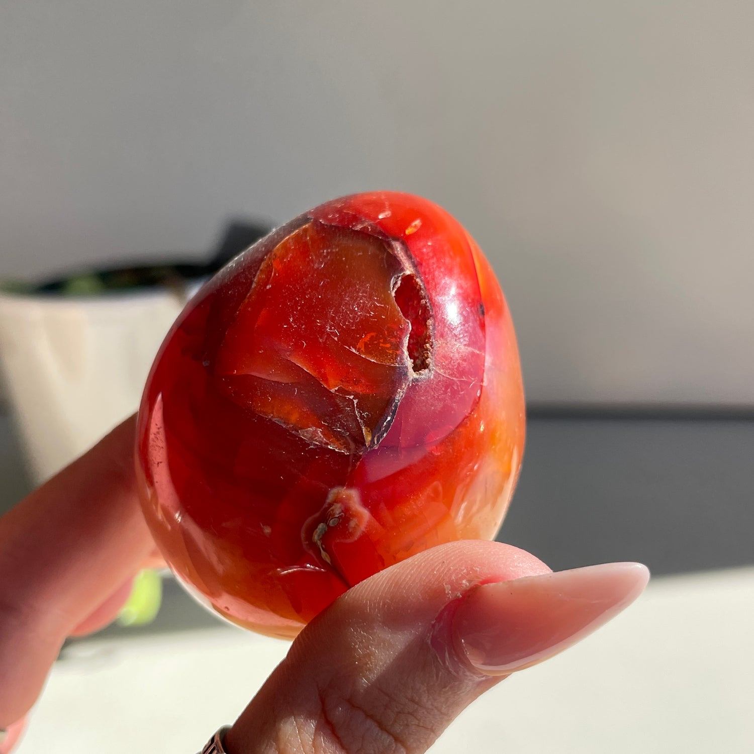 Carnelian Egg 144g