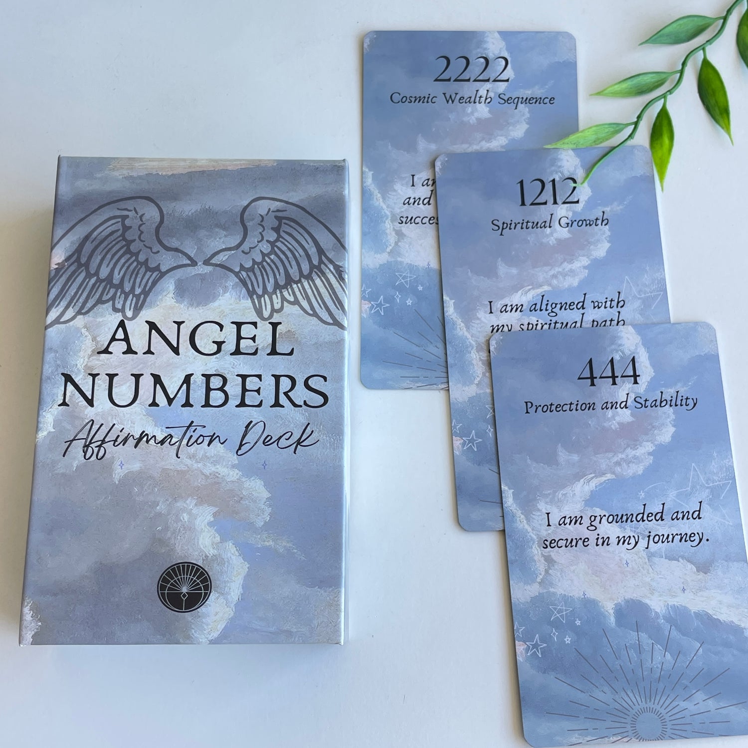 Angel Numbers Affirmation Deck