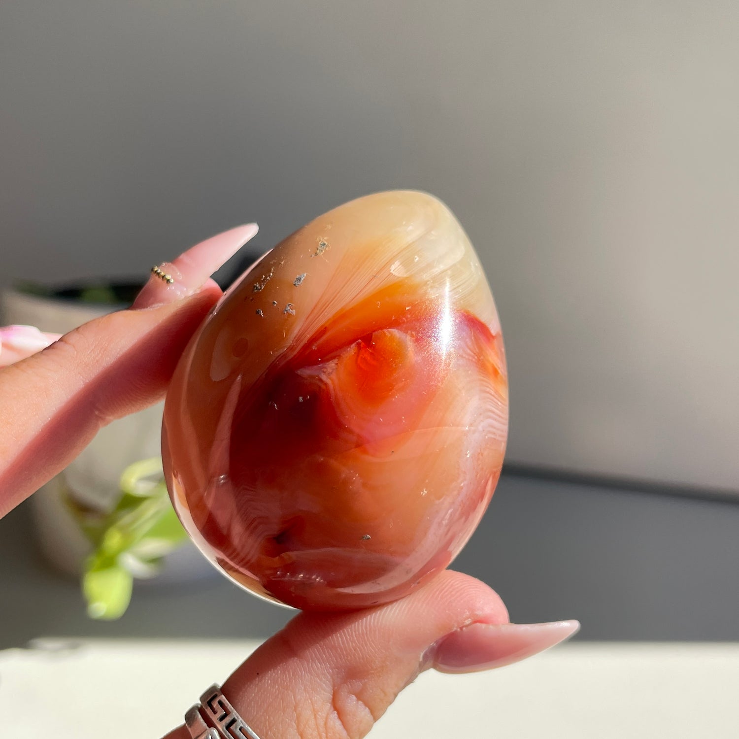 Carnelian Egg 142g