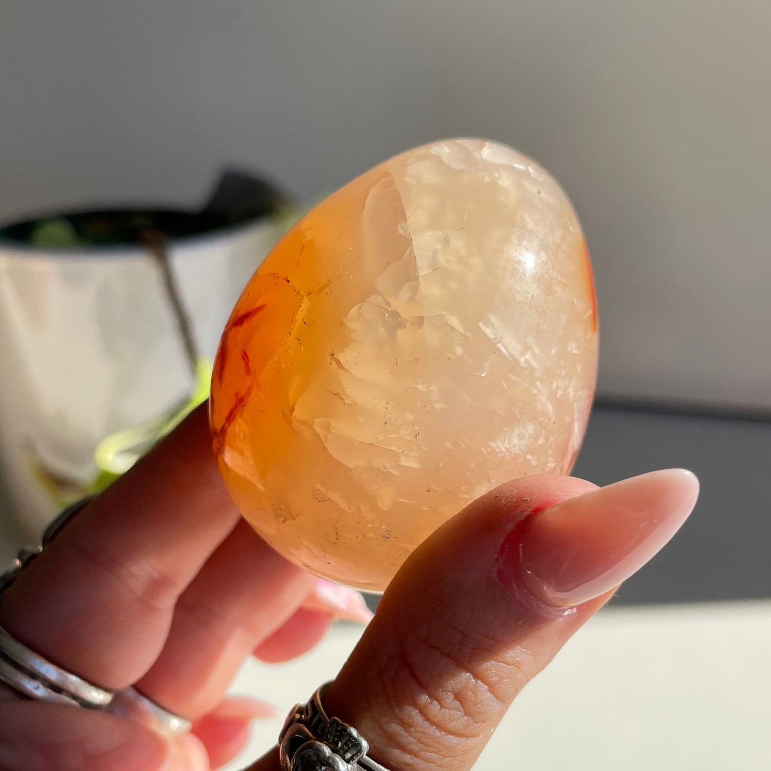 Carnelian Egg 152g
