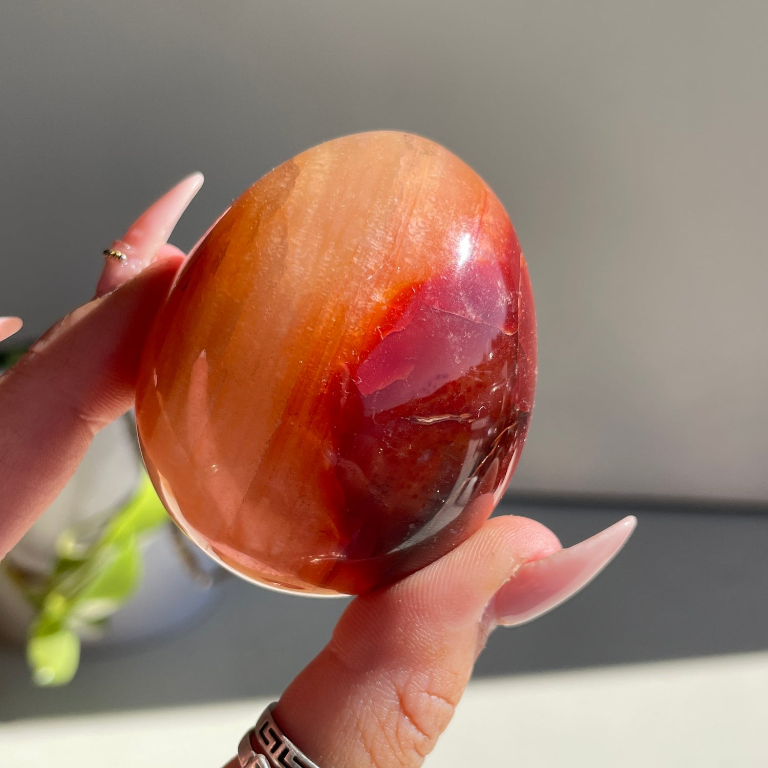 Carnelian Egg 164g