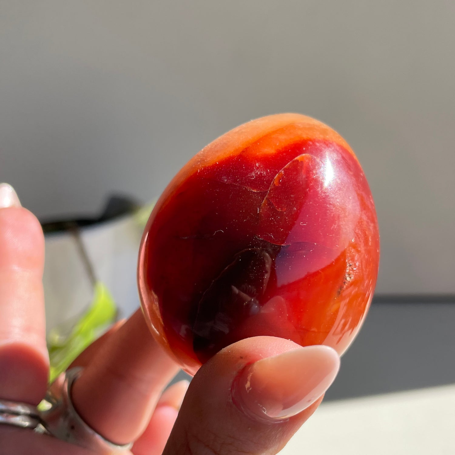 Carnelian Egg 164g