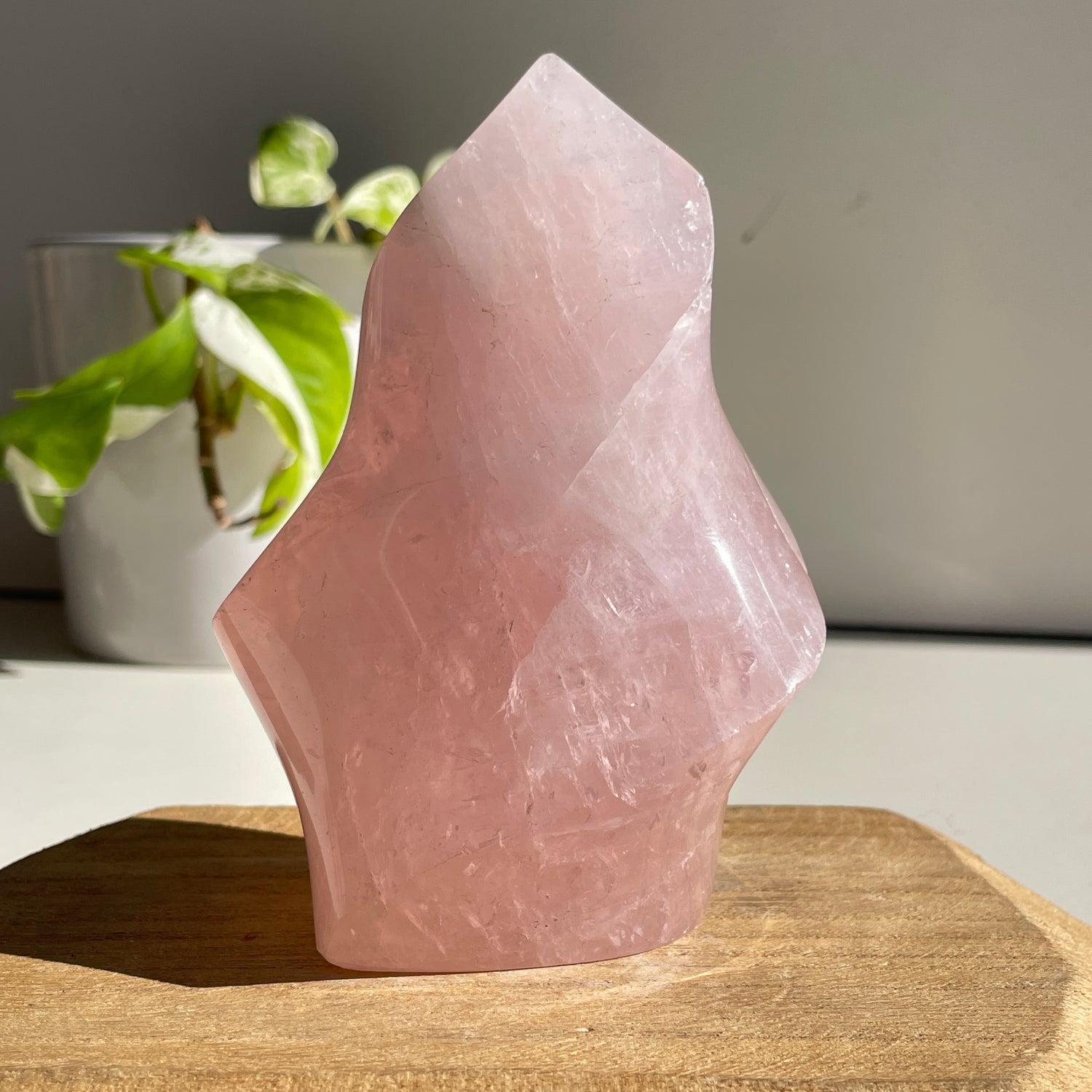 Rose Quartz Flame 11.9cm