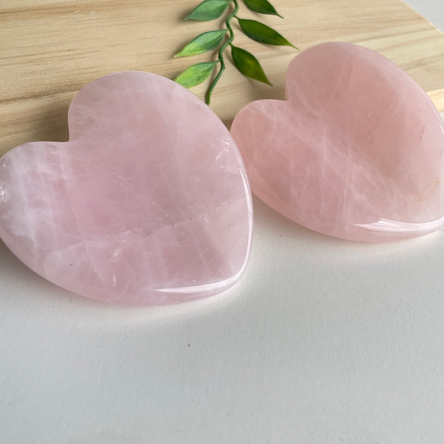 Rose Quartz Elevated Heart
