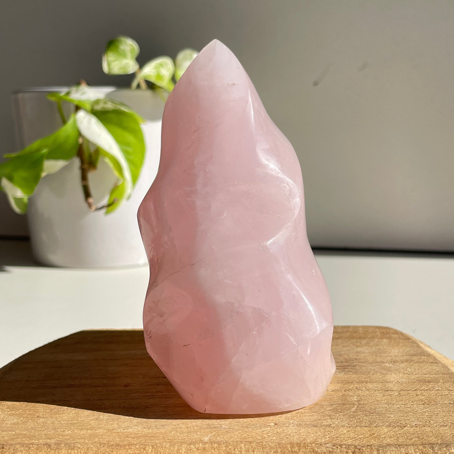 Rose Quartz Flame 11cm