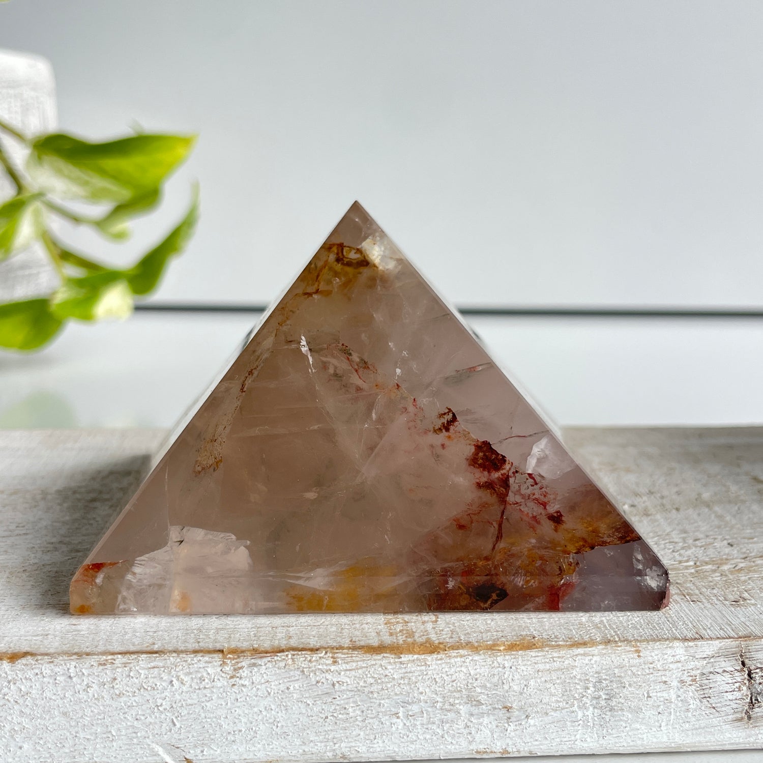 Golden Healer Quartz Pyramid 402g