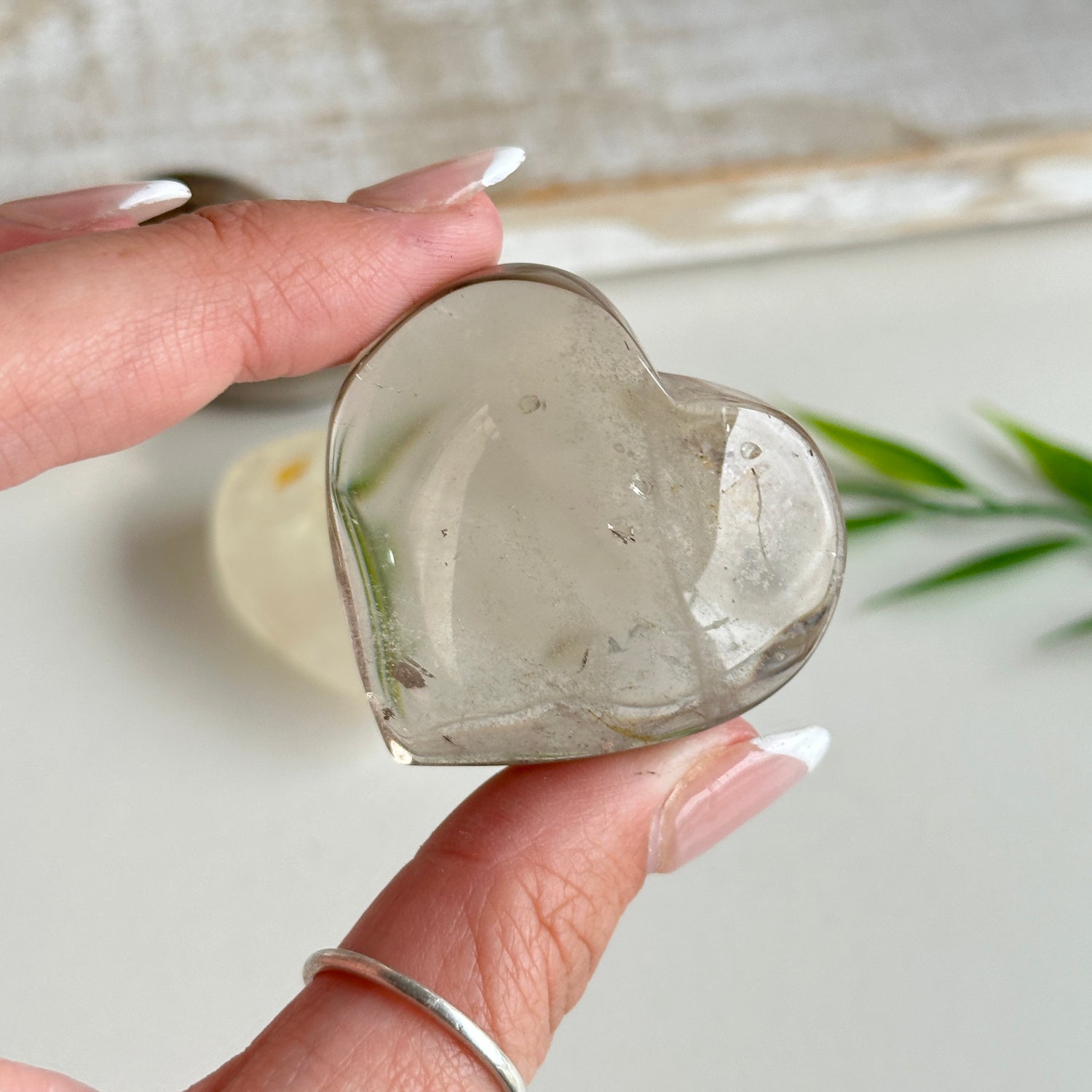 Smoky Quartz Heart Small