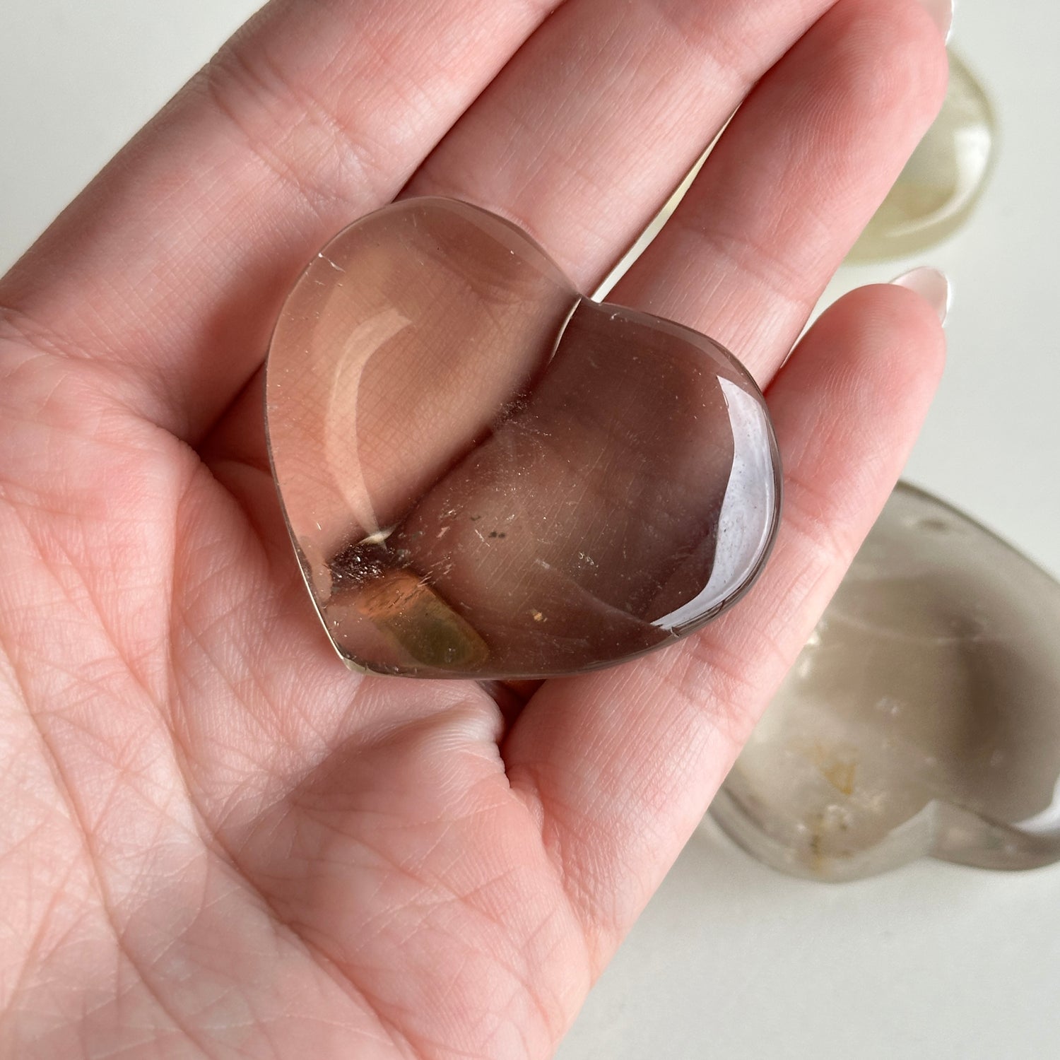 Smoky Quartz Heart Small