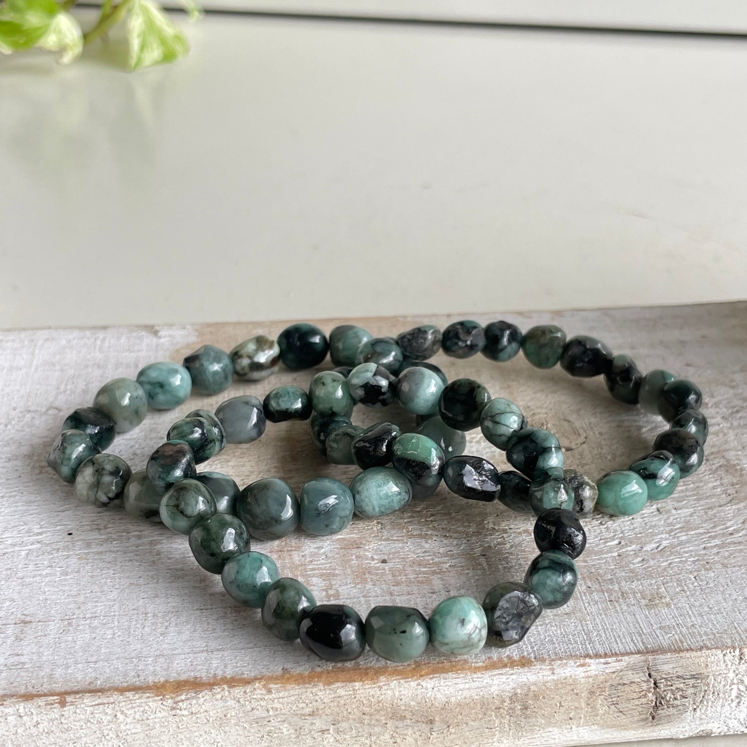 Emerald Polished Bracelet