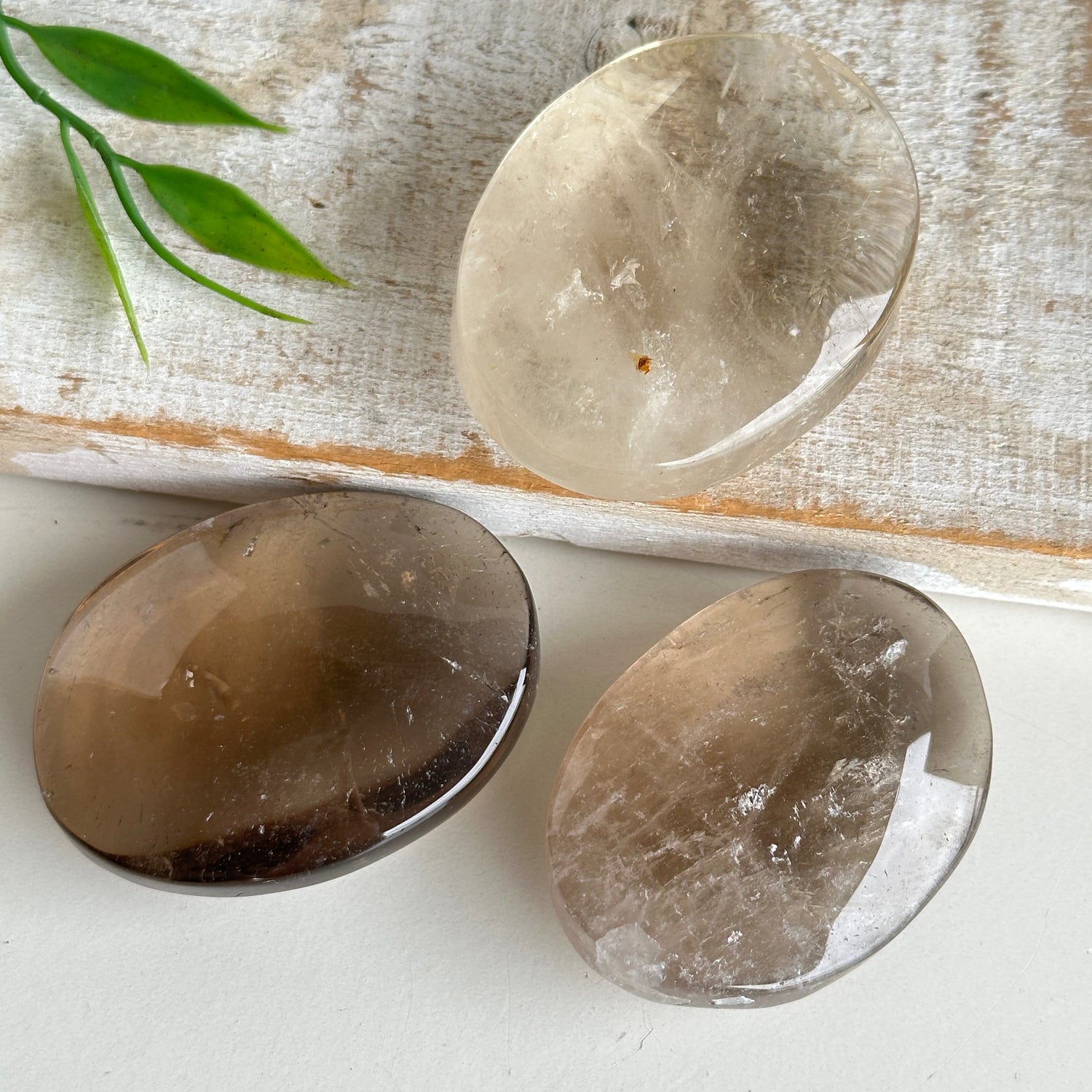 Smoky Quartz Palmstone Large