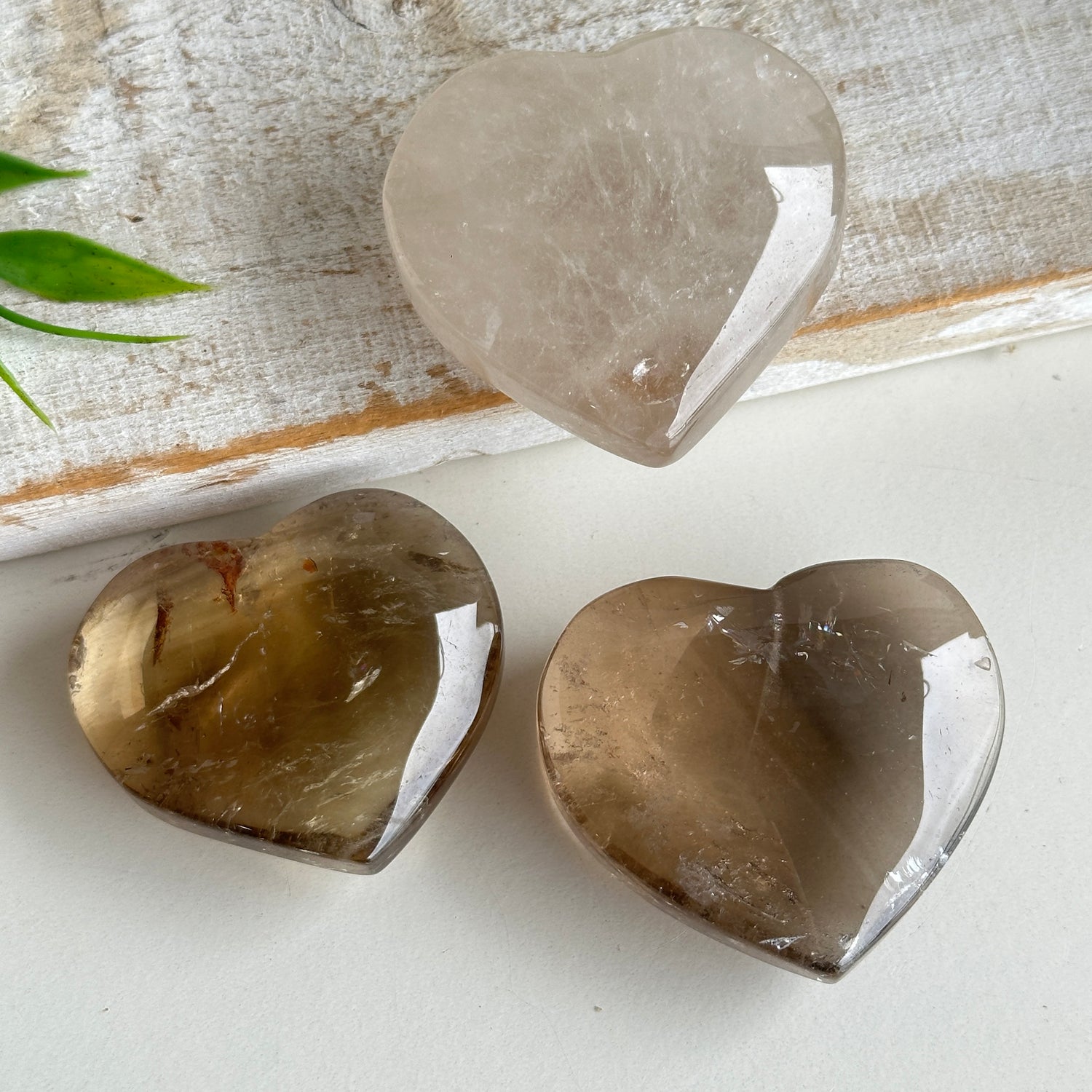 Smoky Quartz Heart Medium