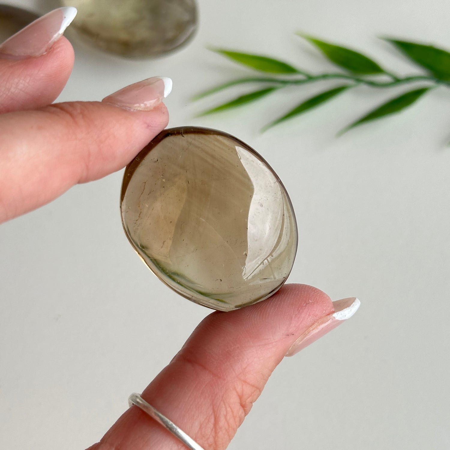 Smoky Quartz Palmstone Small