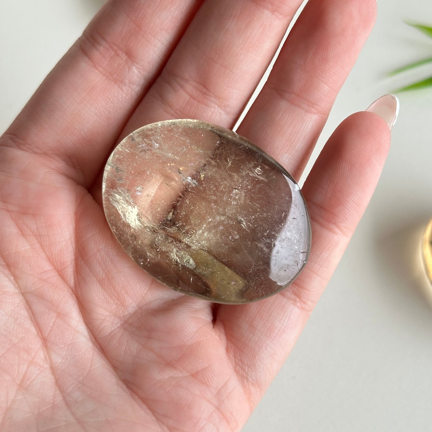 Smoky Quartz Palmstone Small
