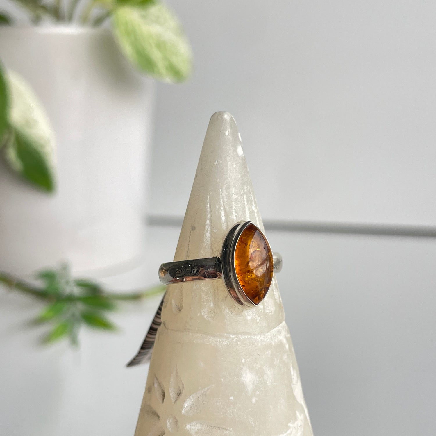 Amber Marquise Ring Sz8