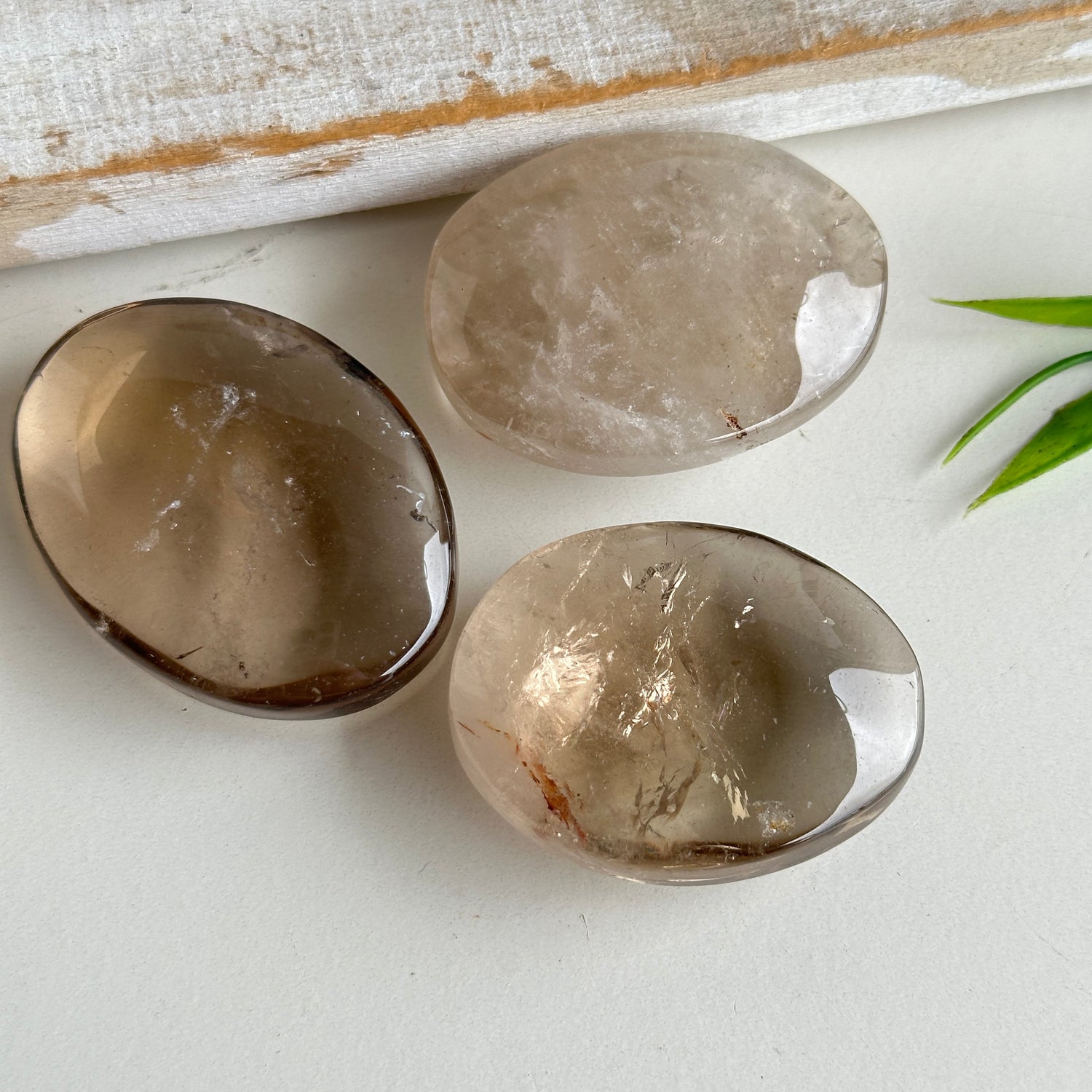 Smoky Quartz Palmstone Medium