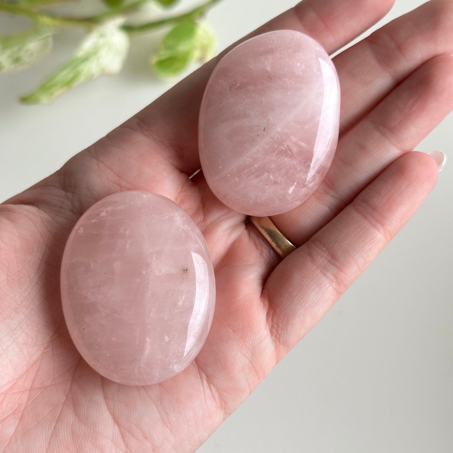Rose Quartz Small Palmstone