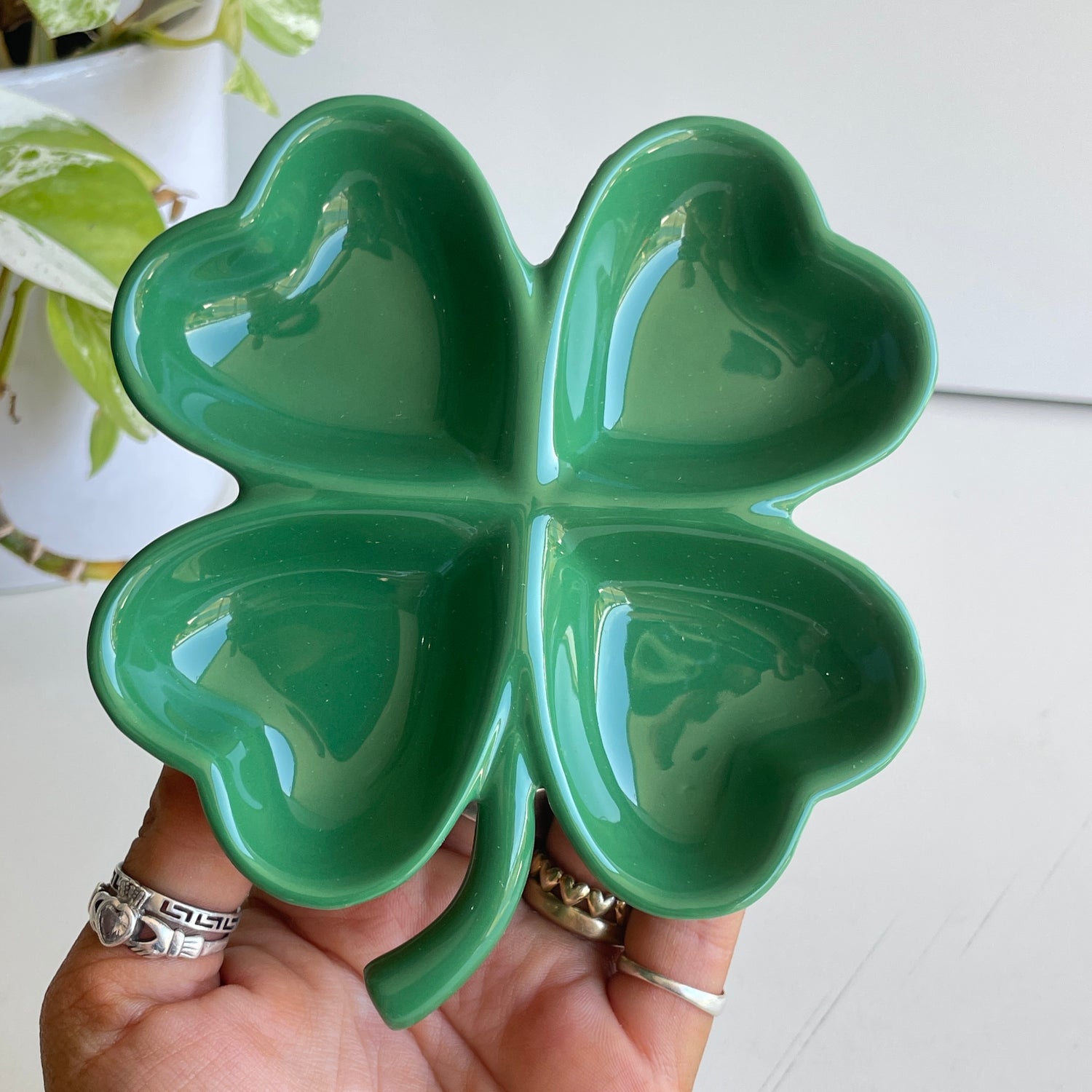 Four Leaf Clover Trinket Dish LU12427