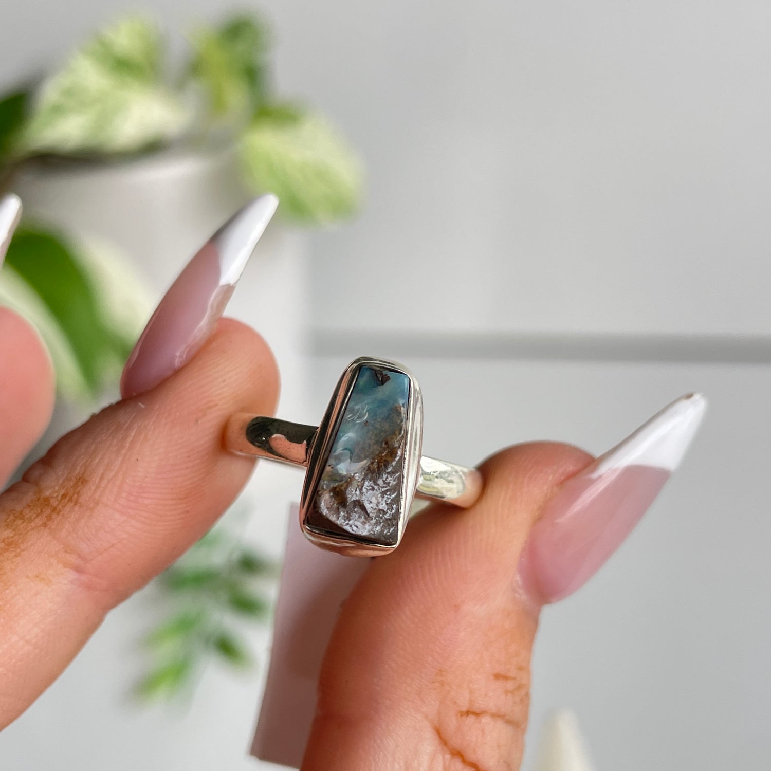 Boulder Opal Ring Sz7