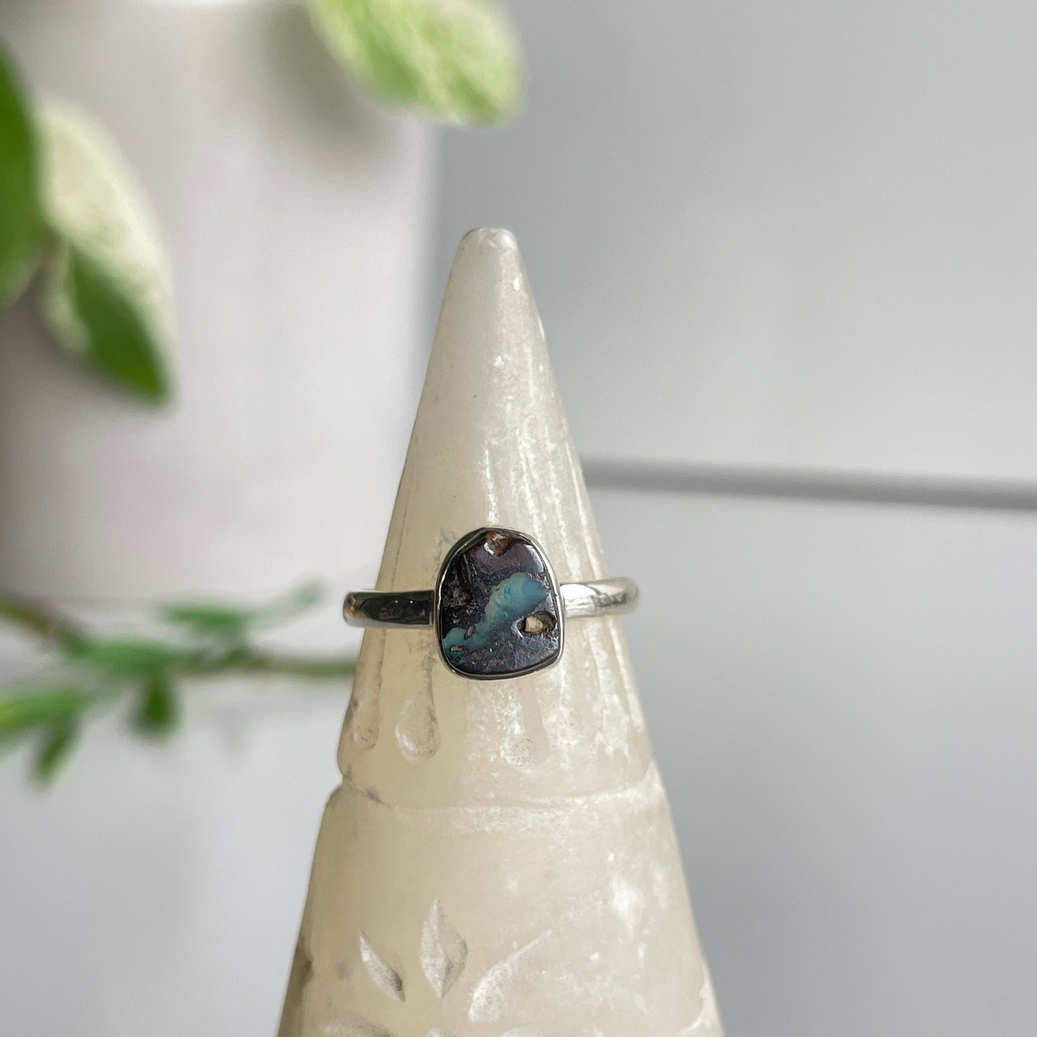 Boulder Opal Ring Sz6