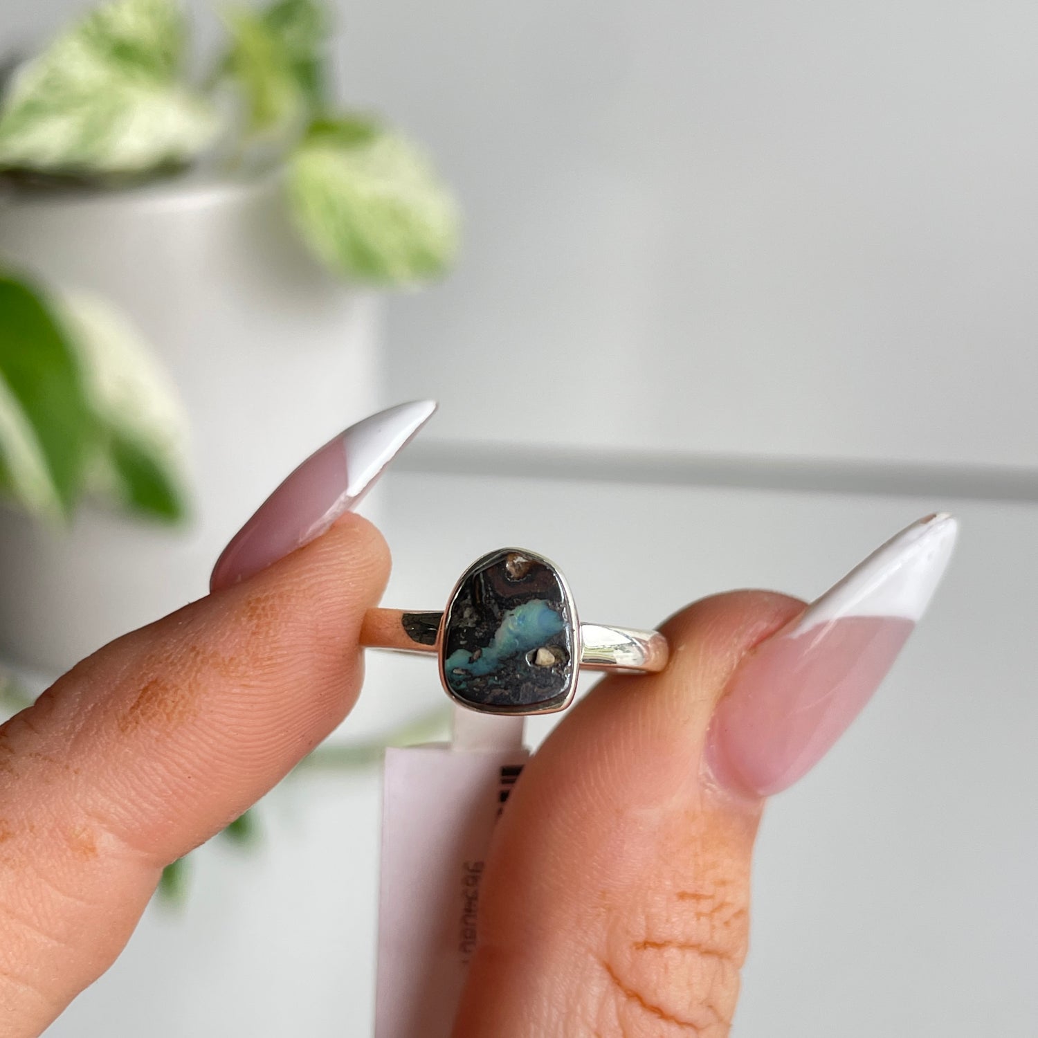 Boulder Opal Ring Sz6