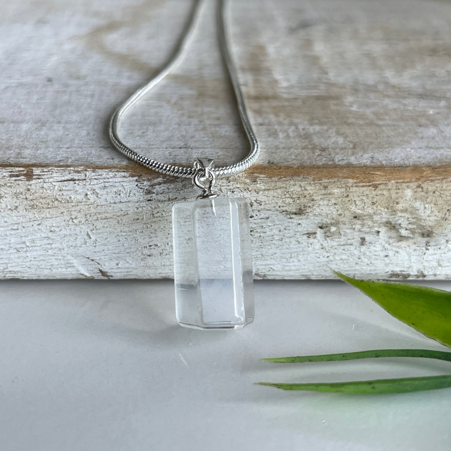 Blue Needle Quartz Pendant 009
