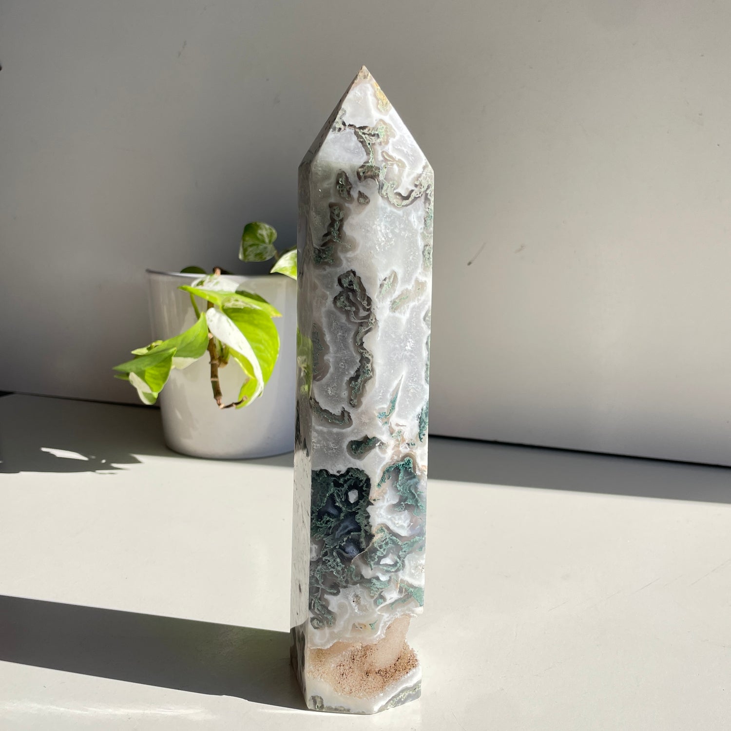 Moss Agate Generator 24.7cm