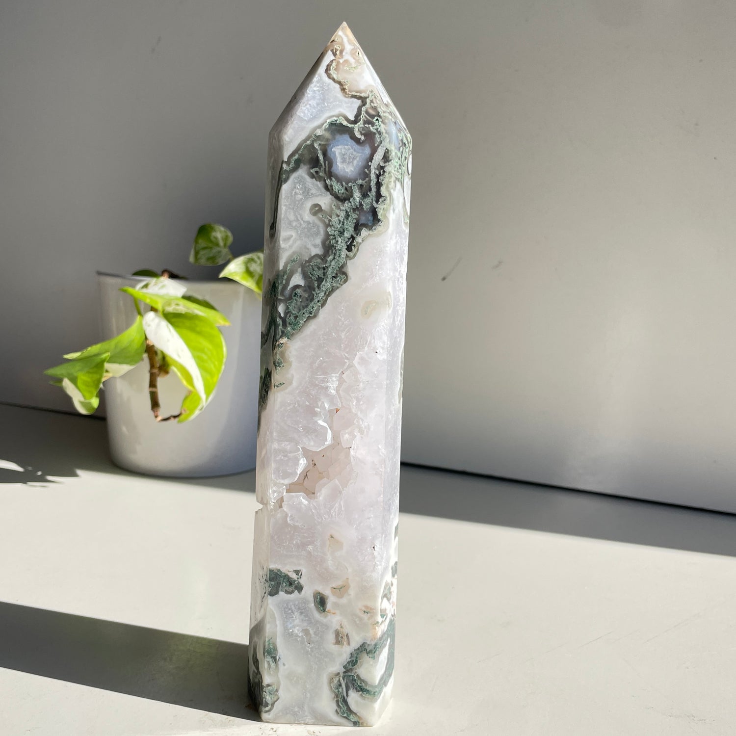 Moss Agate Generator 25.4cm