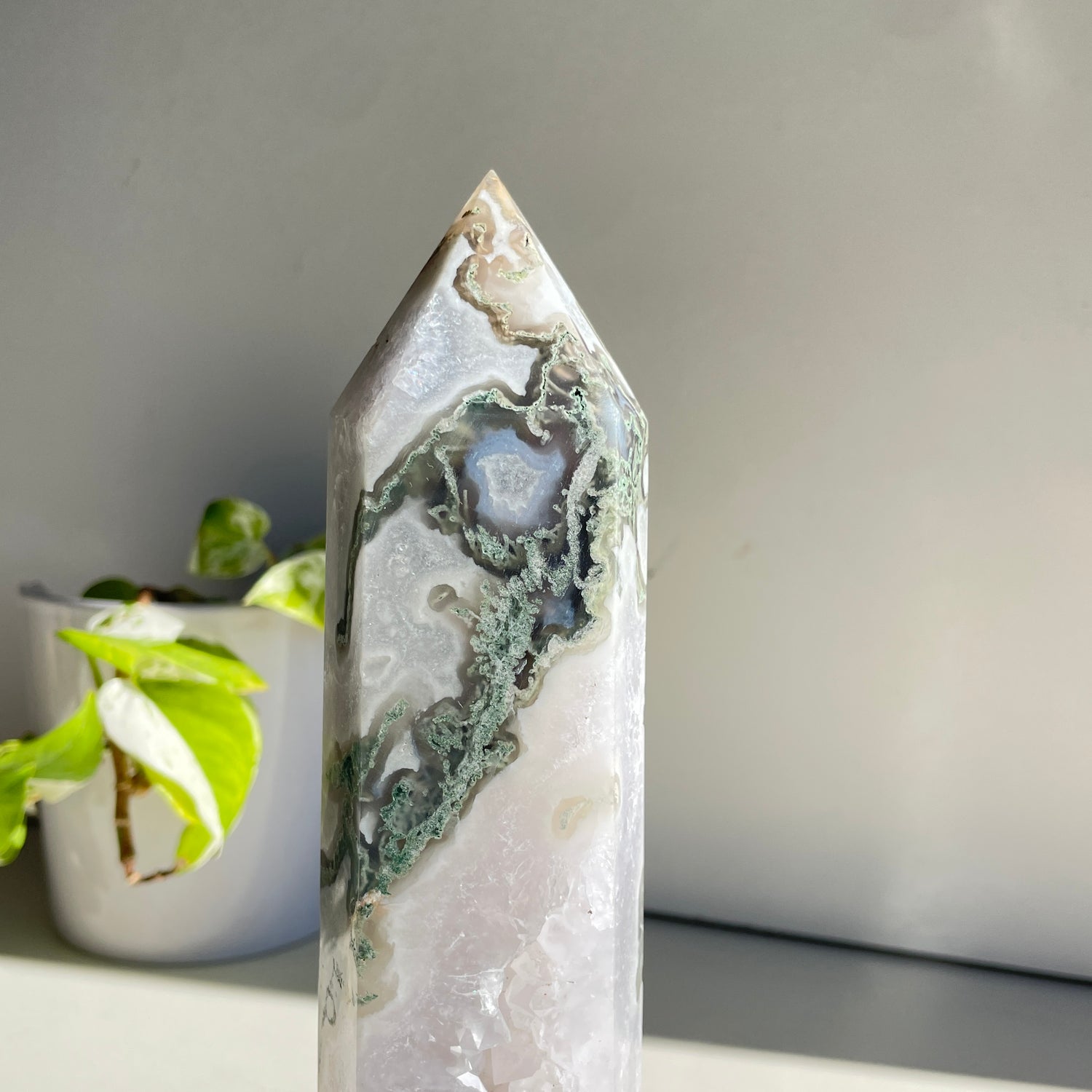 Moss Agate Generator 25.4cm