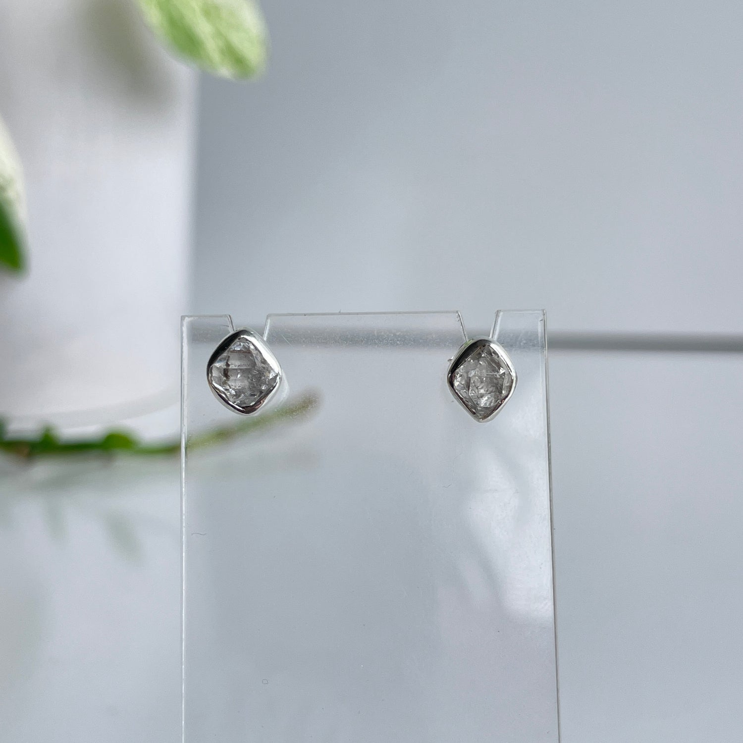 Herkimer Diamond Stud Earrings