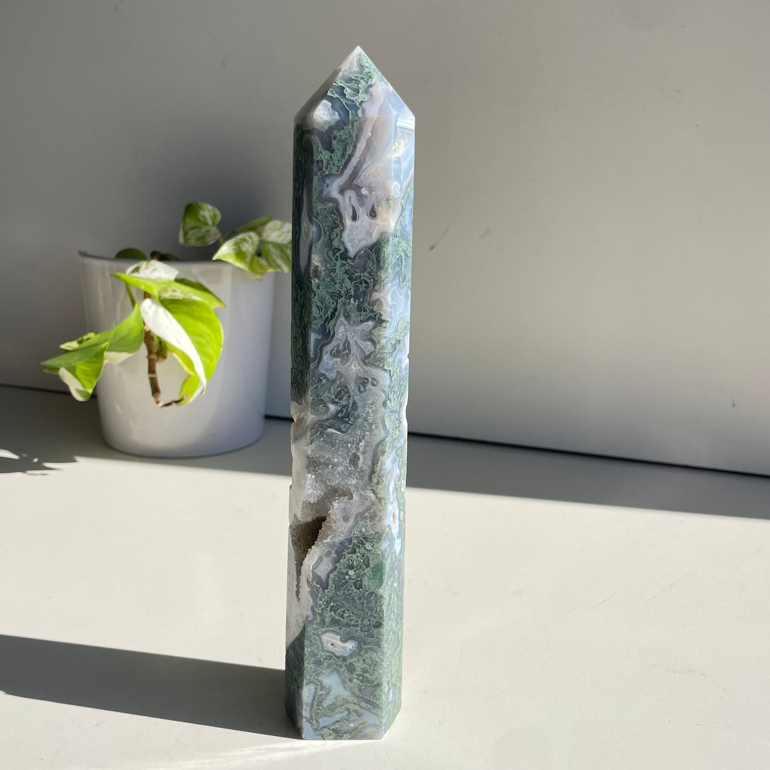 Moss Agate Generator 25.1cm