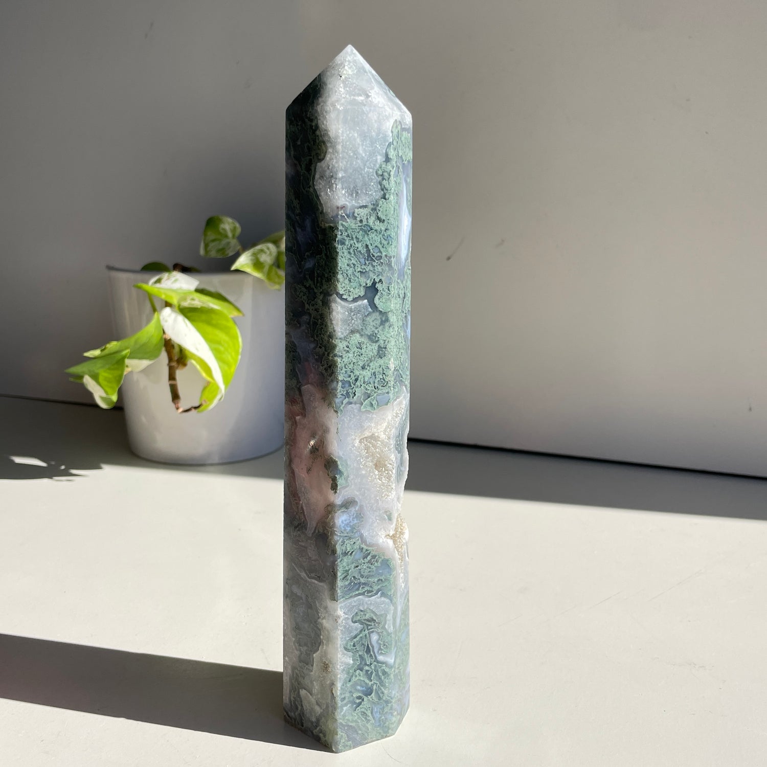 Moss Agate Generator 25.1cm