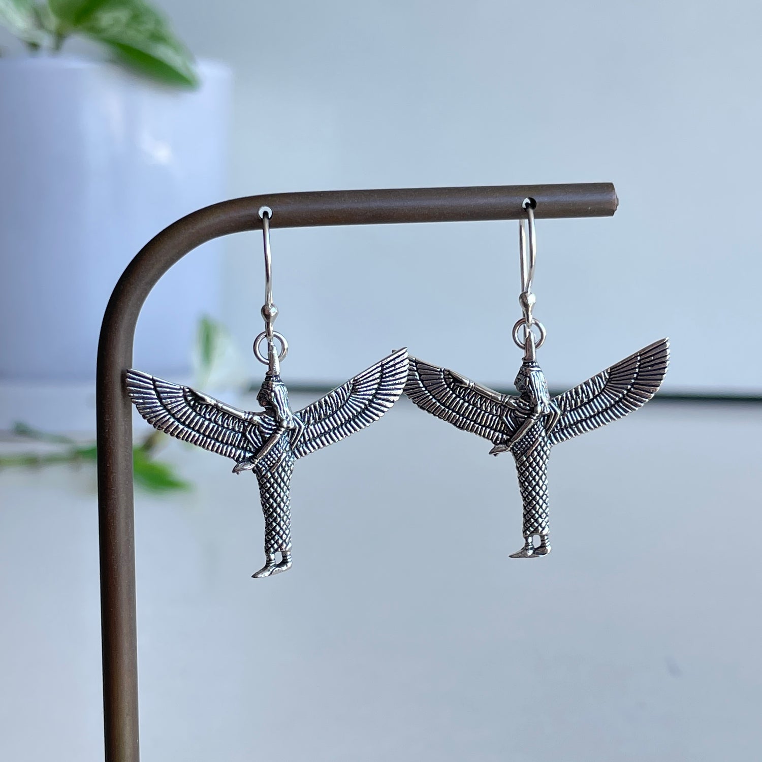 Isis Silver Earrings