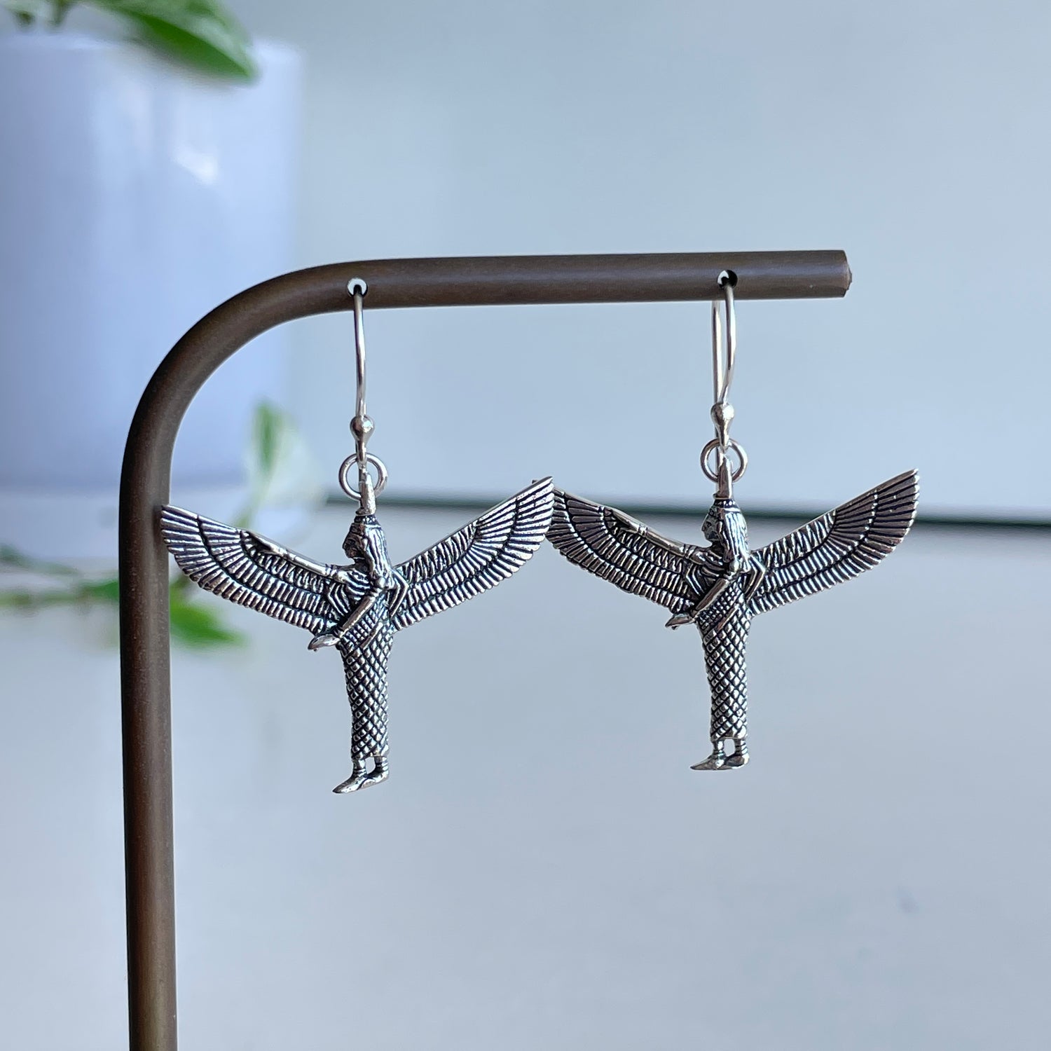 Isis Silver Earrings