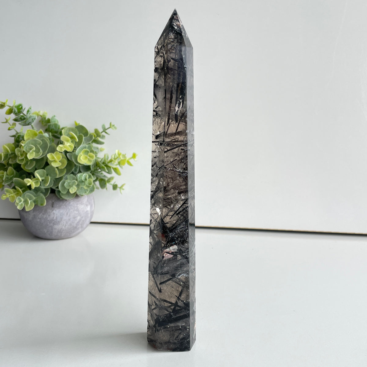 Tourmalinated Quartz Generator 24.3cm